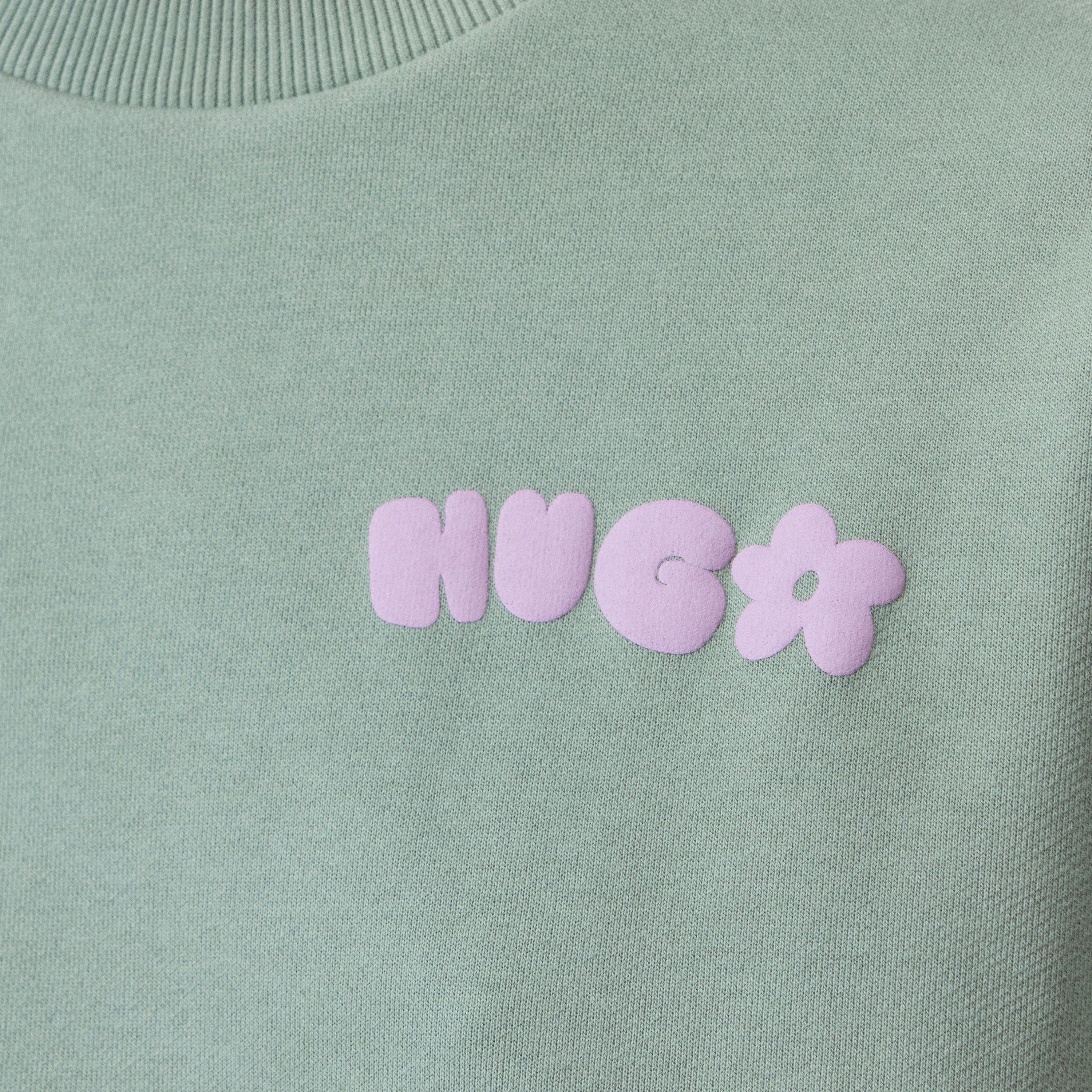 Bright Green - Hugo - Terry Oversized Sweatshirt - 4