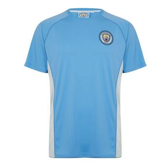 Source Lab Source Lab Manchester City FC Poly T-Shirt Mens