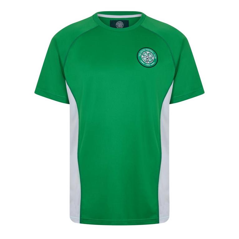 Vert/Blanc - Source Lab - Celtic Poly T-Shirt Mens - 1
