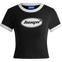 Hugo Dalia Baby Ringer T Shirt