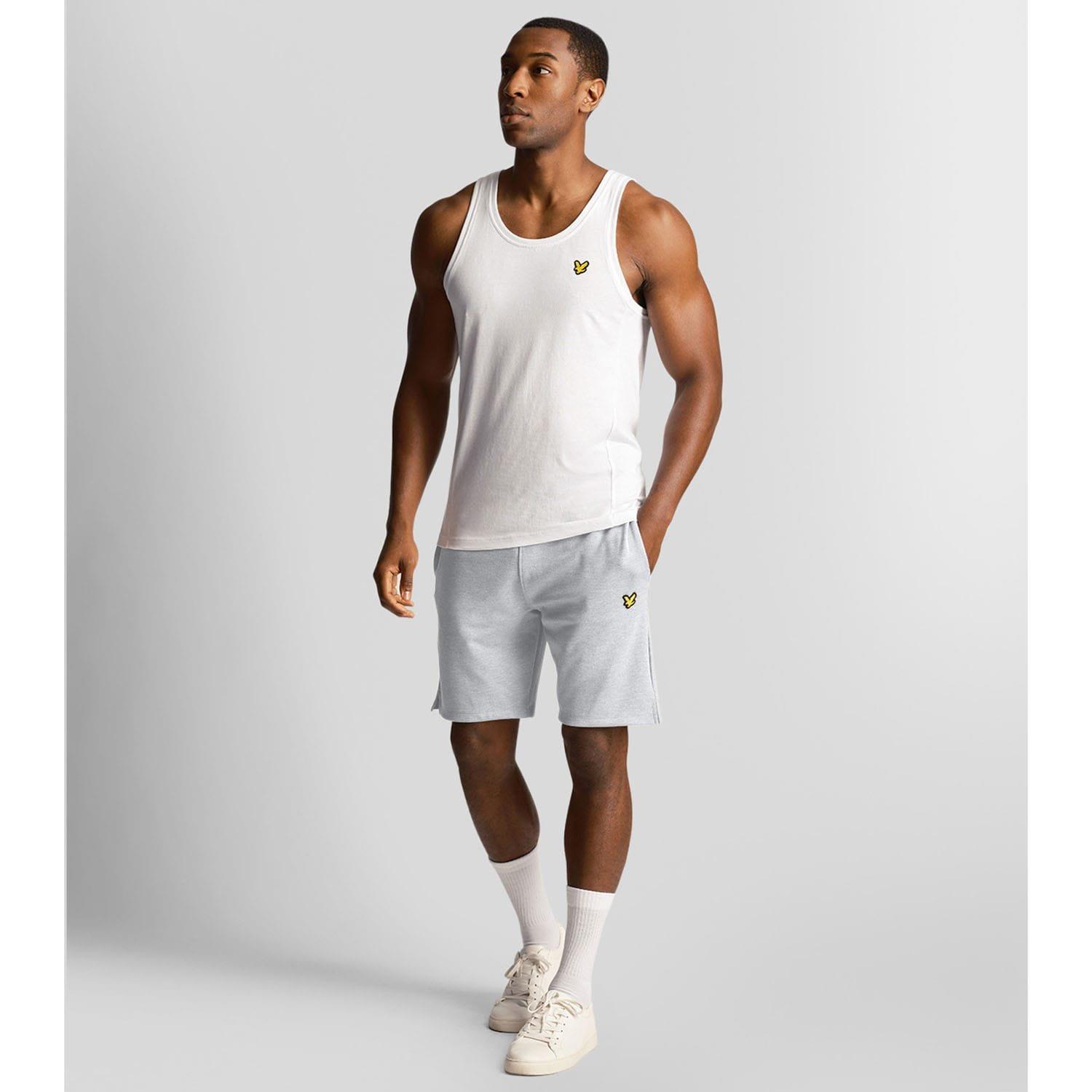 Grey - Lyle and Scott - Fly Fleece Shorts - 2