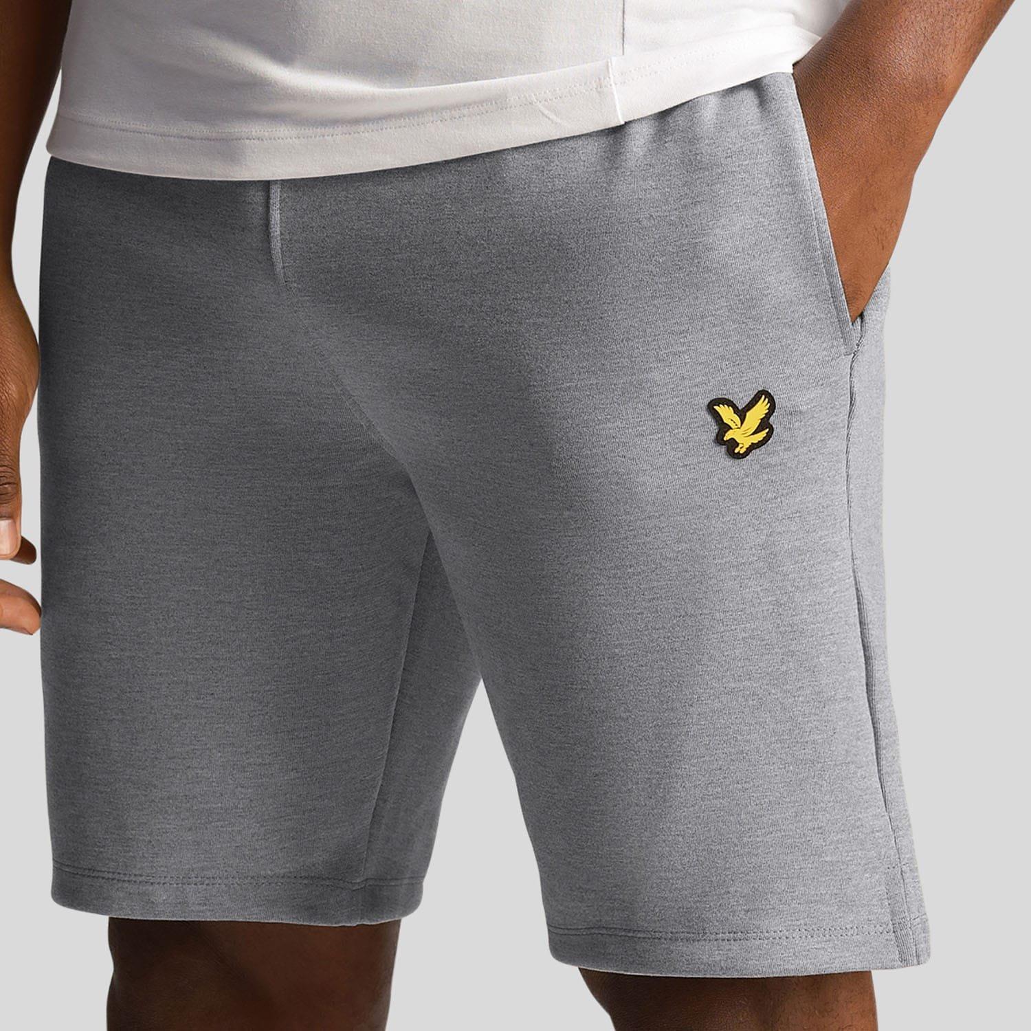 Grey - Lyle and Scott - Fly Fleece Shorts - 4