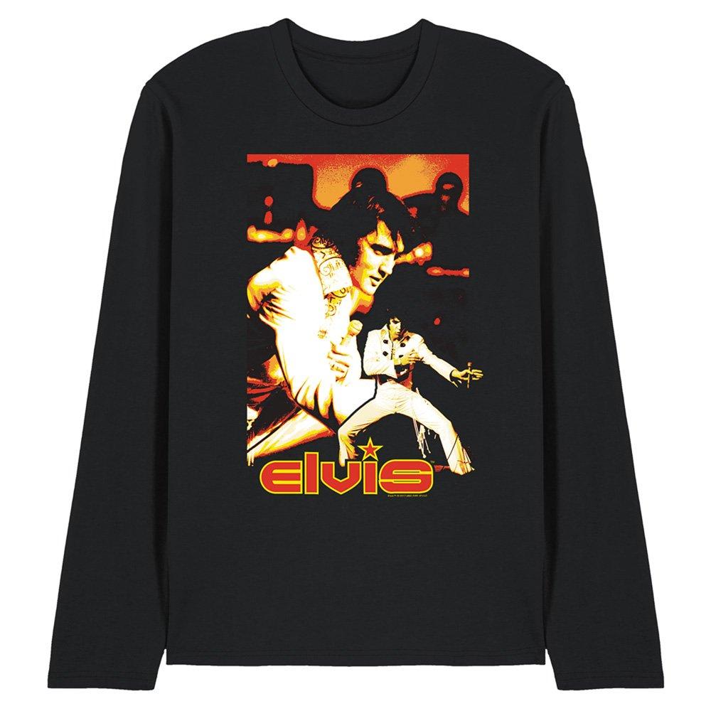 Black - Elvis Presley - Showman Long Sleeve T-Shirt Black - 1