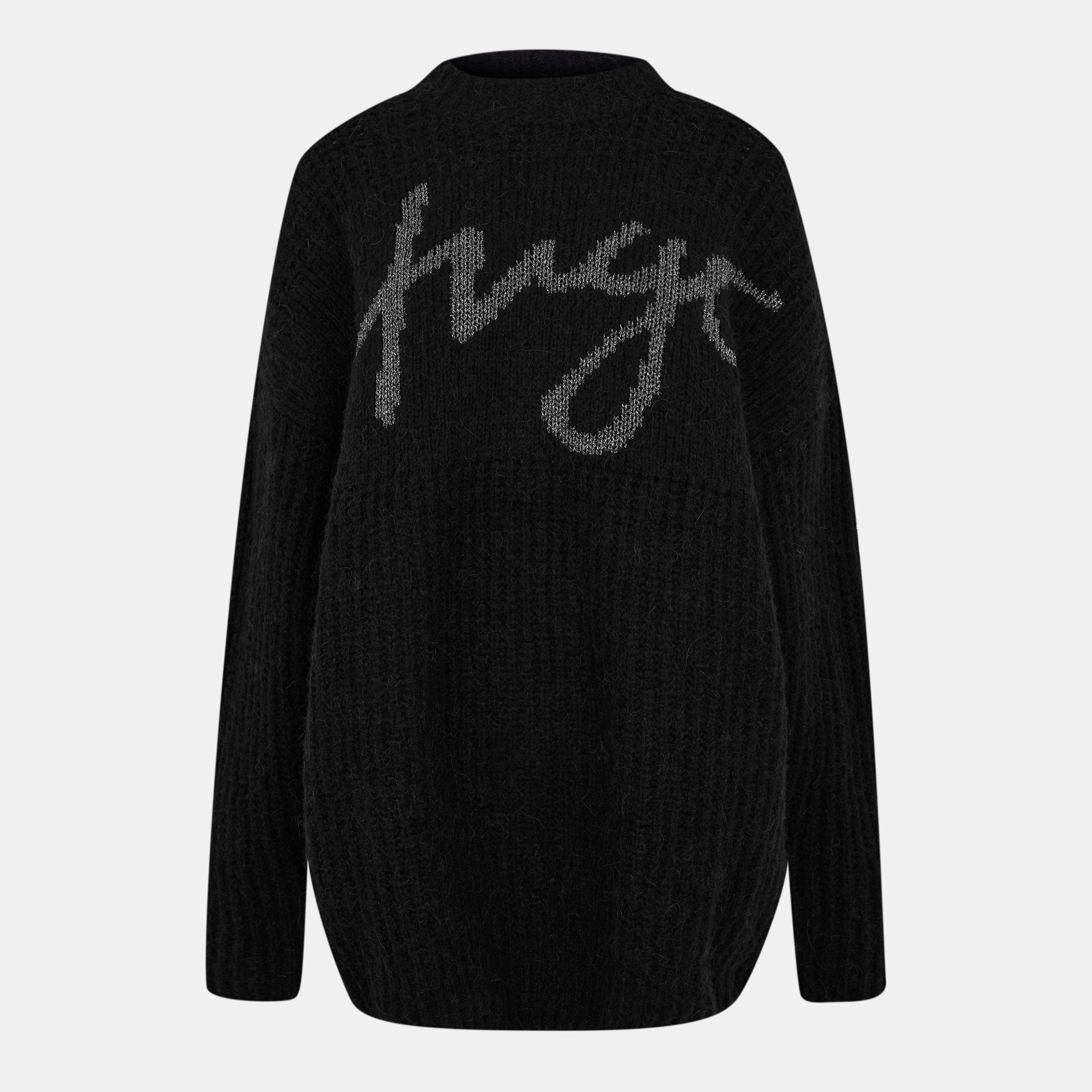 Black - Hugo - Oversized Logo Sweater - 1
