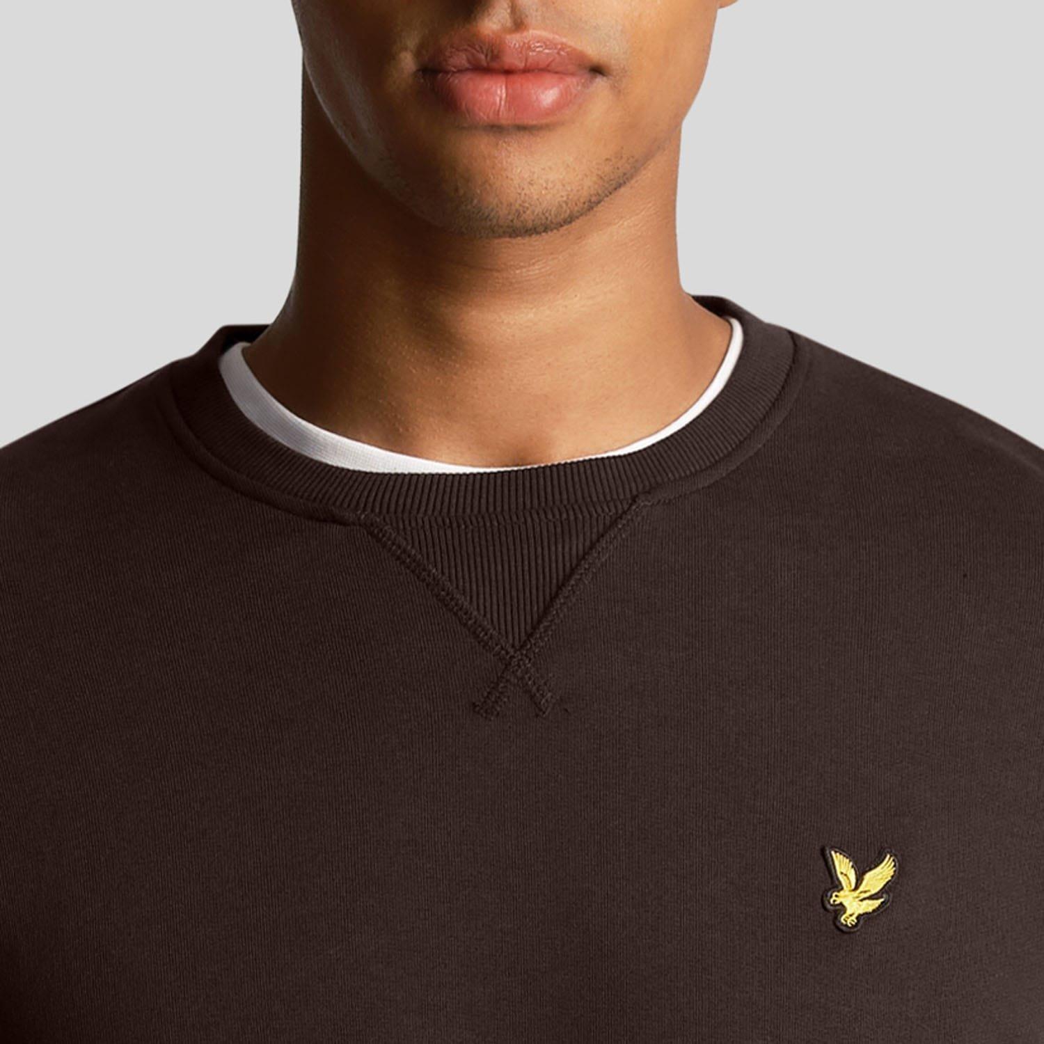 Brown - Lyle and Scott - Crewneck Sweatshirt - 4
