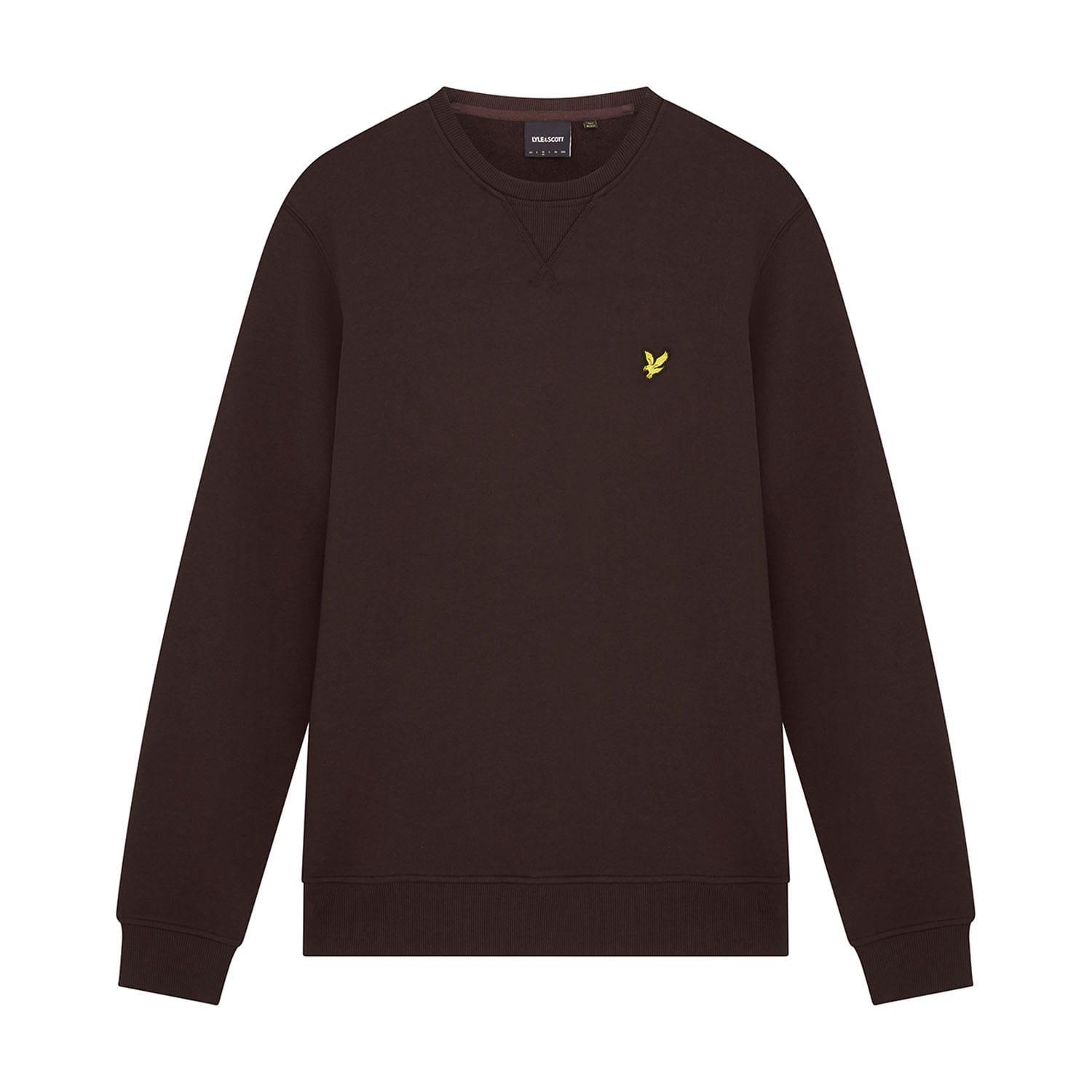 Brown - Lyle and Scott - Crewneck Sweatshirt - 5
