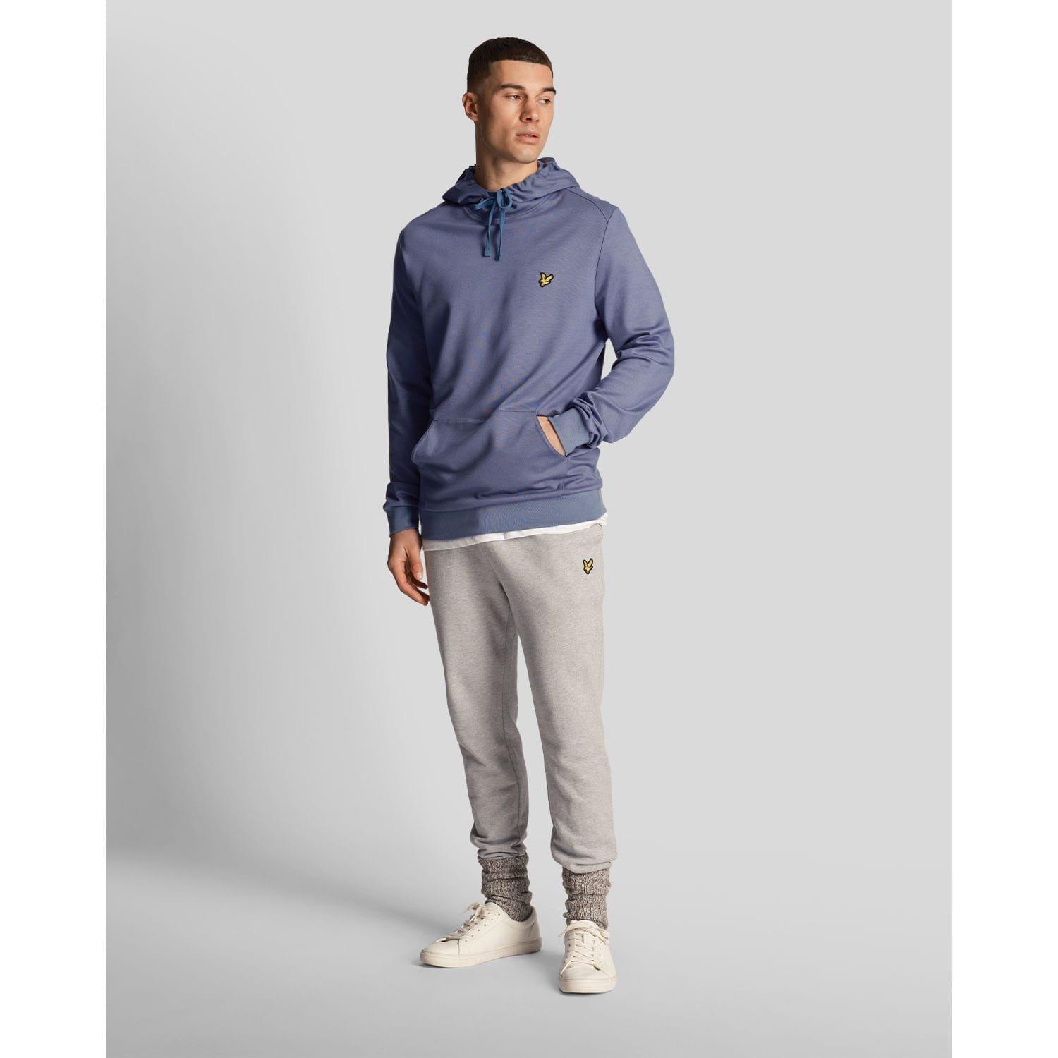 Blue - Lyle and Scott - Fly Fleece Hoodie - 2