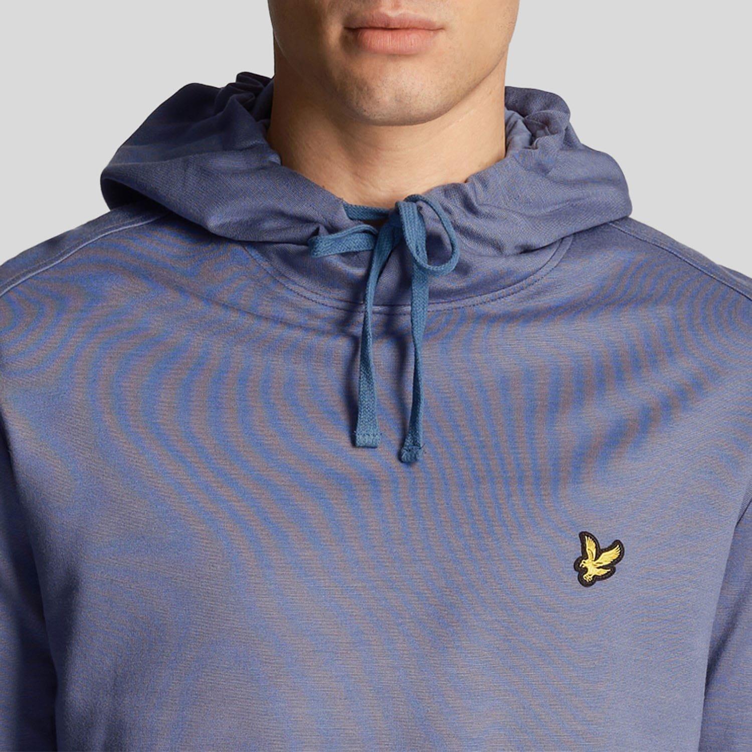 Blue - Lyle and Scott - Fly Fleece Hoodie - 4