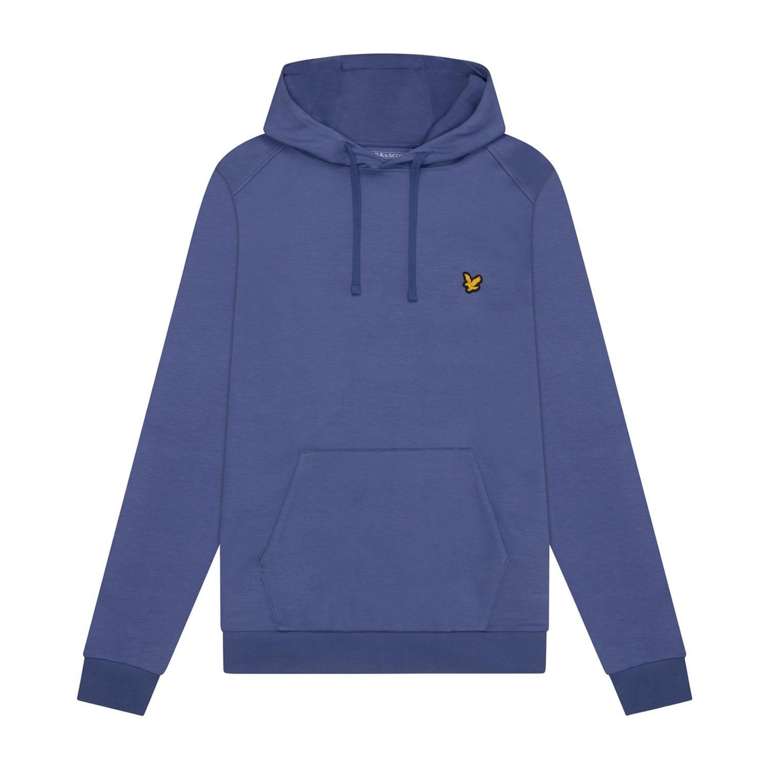 Blue - Lyle and Scott - Fly Fleece Hoodie - 5