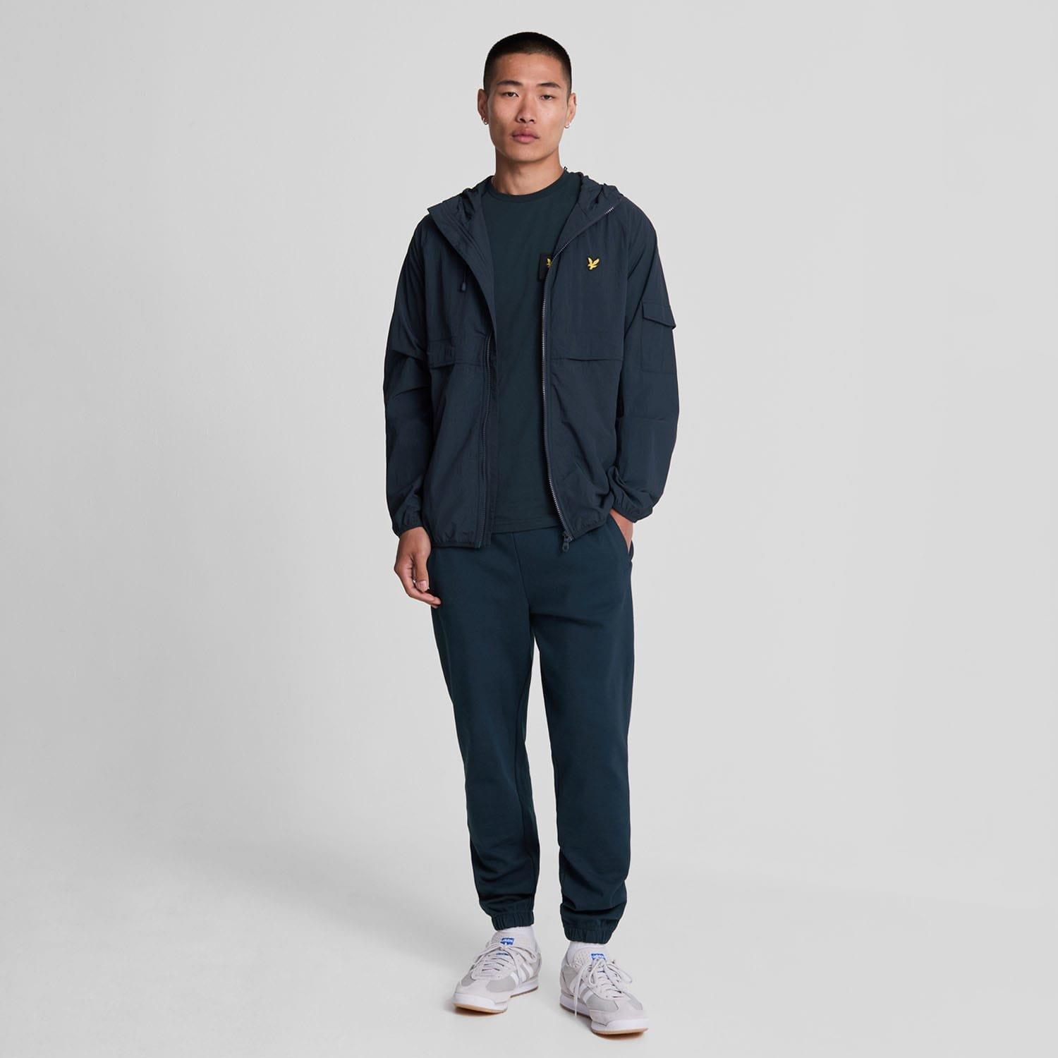 Navy - Lyle and Scott - Woven Pocket T-Shirt - 2