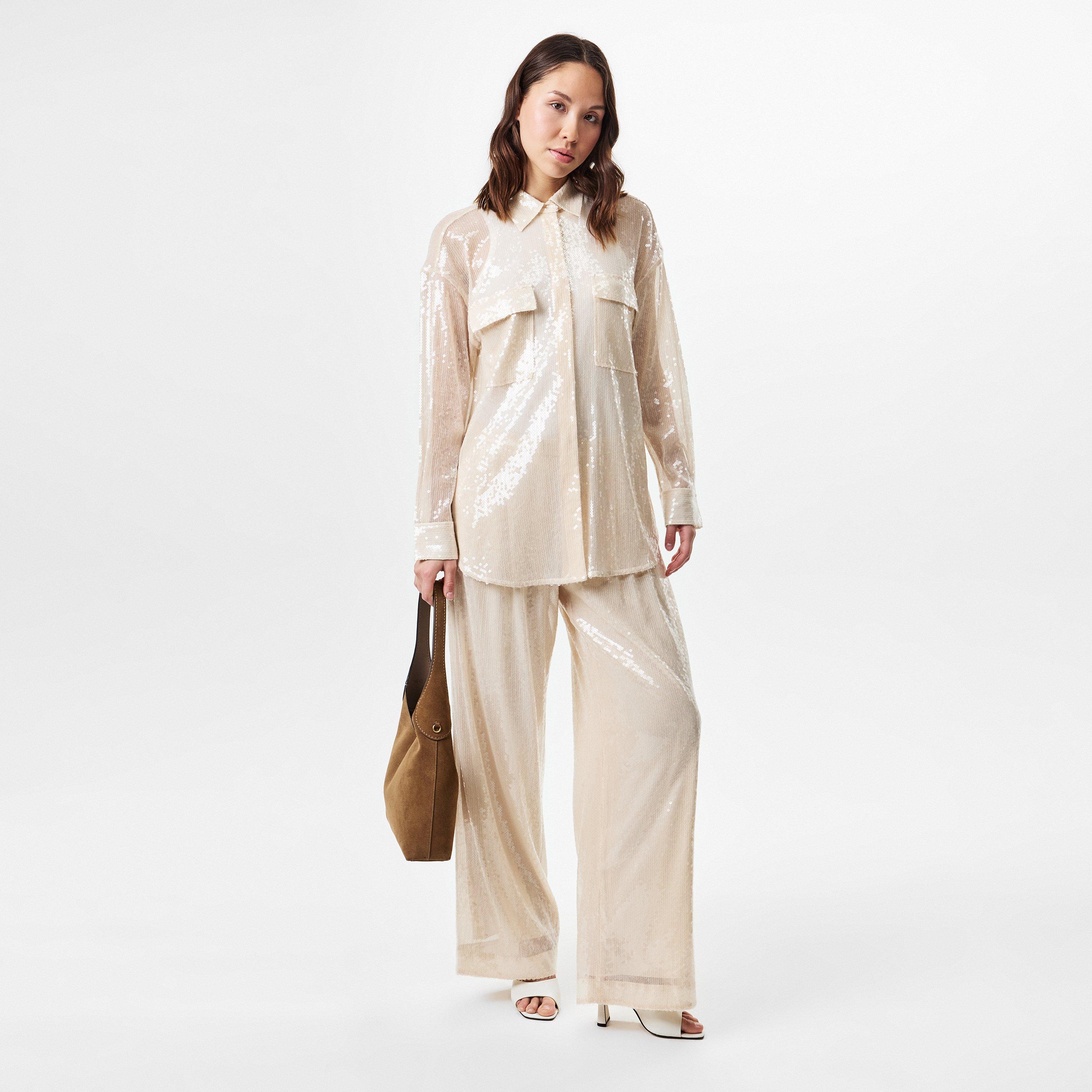 Open Orange - Boss - Women's C Sequined Blouse - 5