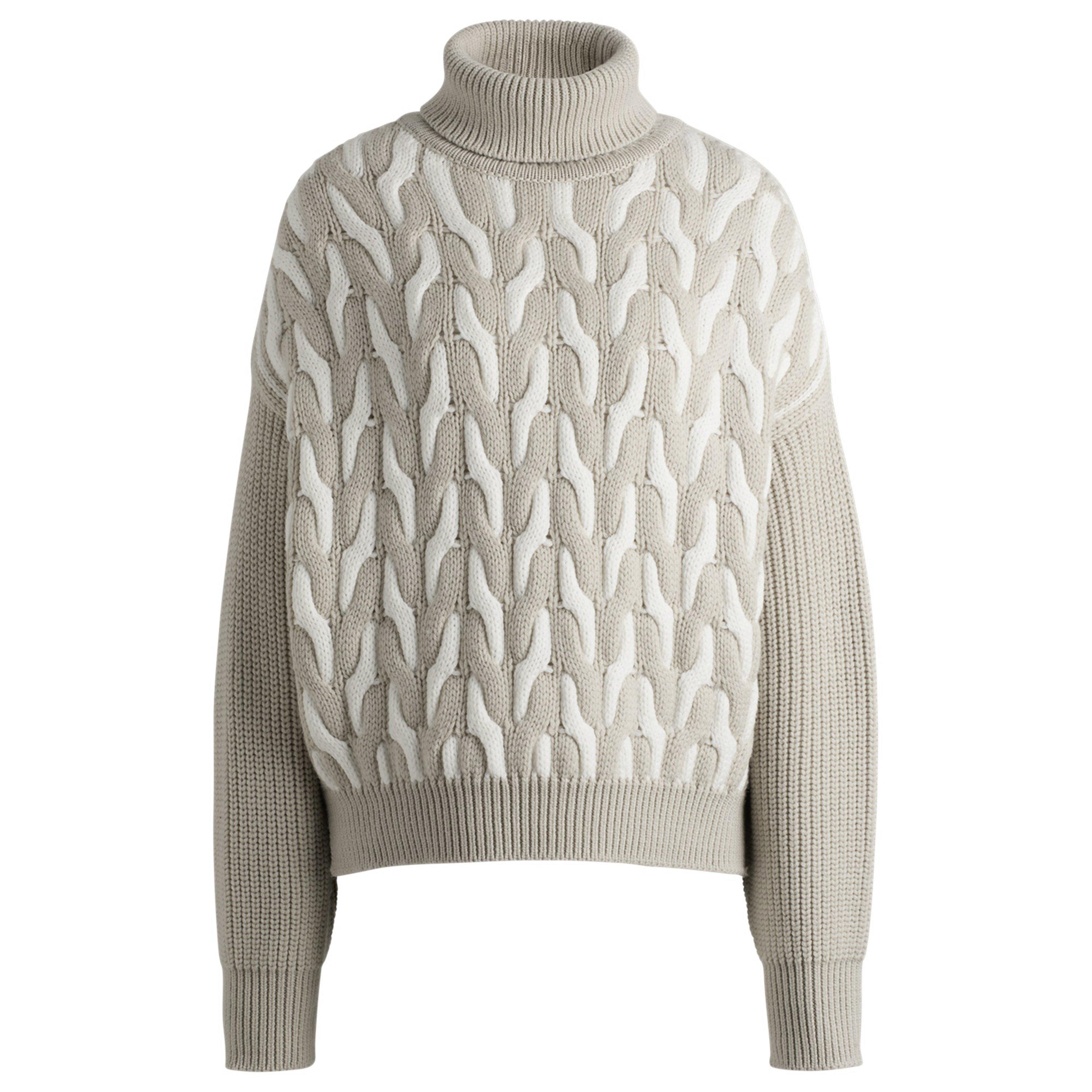 Open Misc - Boss - Women's Ferdolia Knitted Crew Neck Jumper - 1