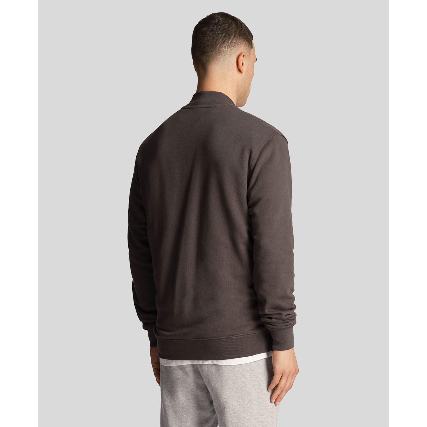 Gunmetal - Lyle and Scott - Loopback Jersey Bomber Jacket - 3