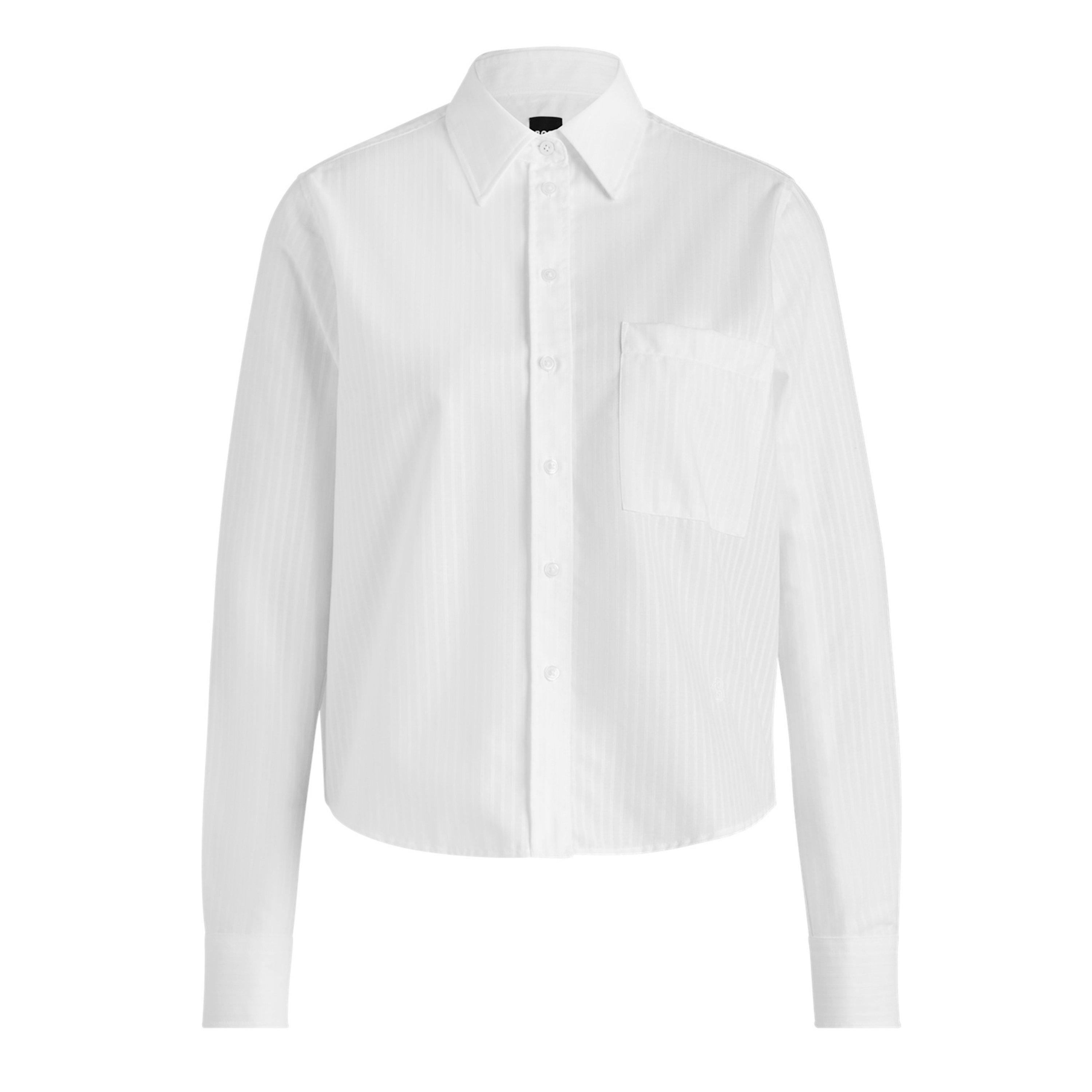 White - Boss - Women's Brielle Monday Premium Poplin Shirt - 1
