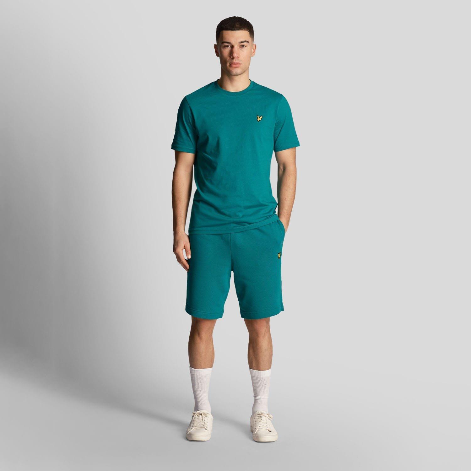 Green - Lyle and Scott - Sweat Shorts - 1