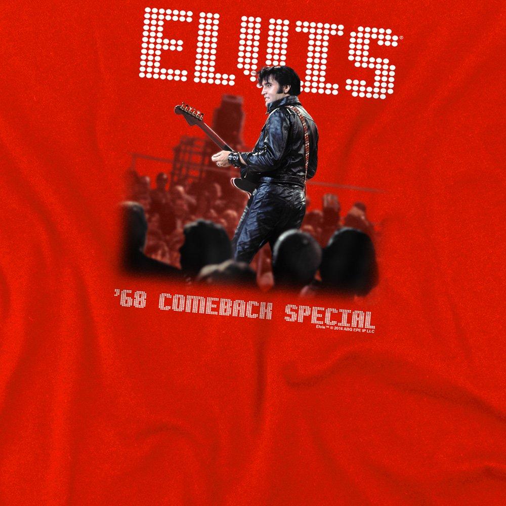 Red - Elvis Presley - Elvis Presley Return Of The King Kids T-Shirt Red - 2