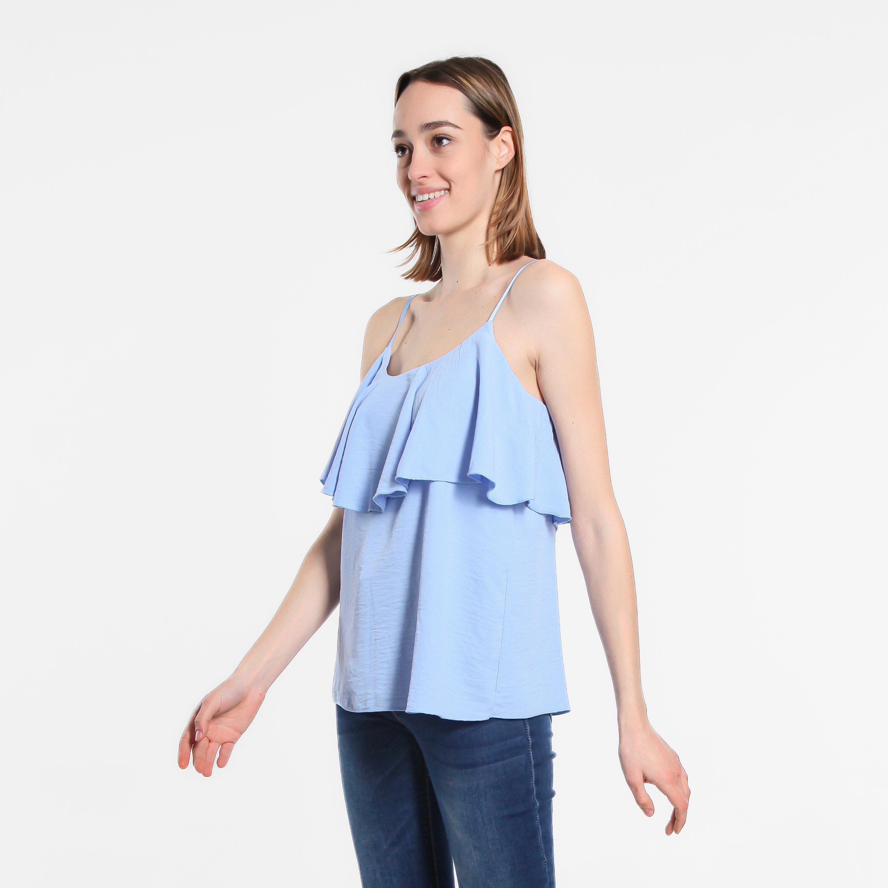 Powder Blue - Be You - Double Layer Cami Womens - 3