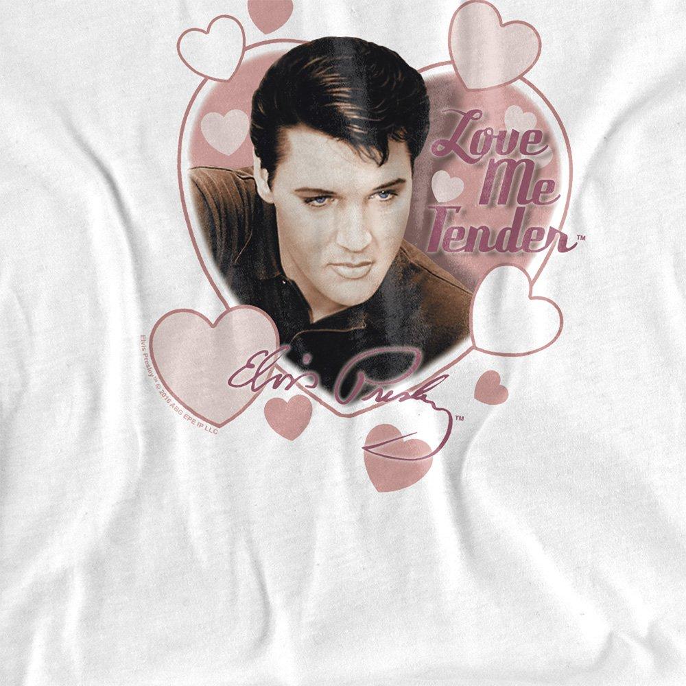 White - Elvis Presley - Elvis Presleylove Me Tender Kids T-Shirt White - 2