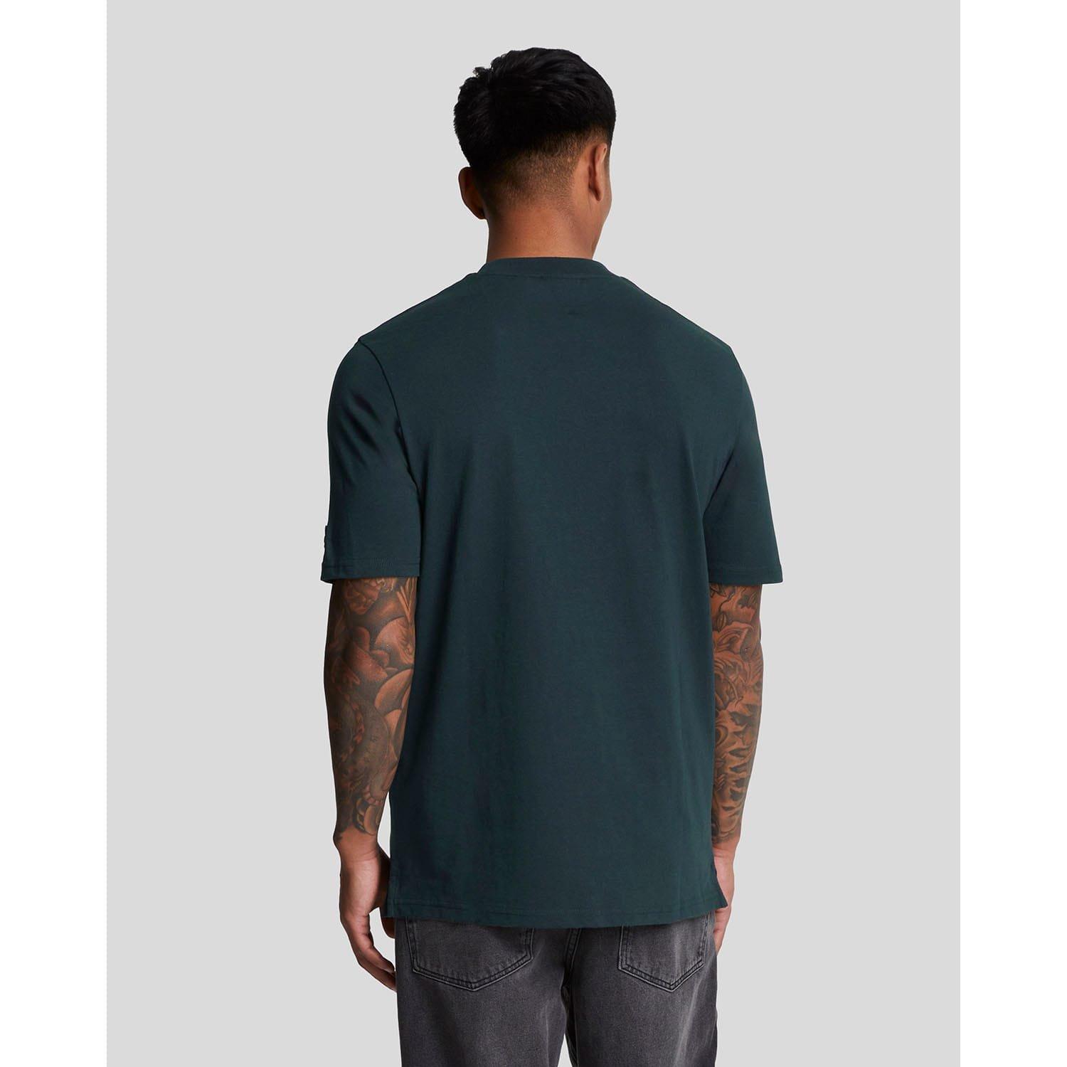 Navy - Lyle and Scott - A Guide To Scotland Graphic T-Shirt - 3