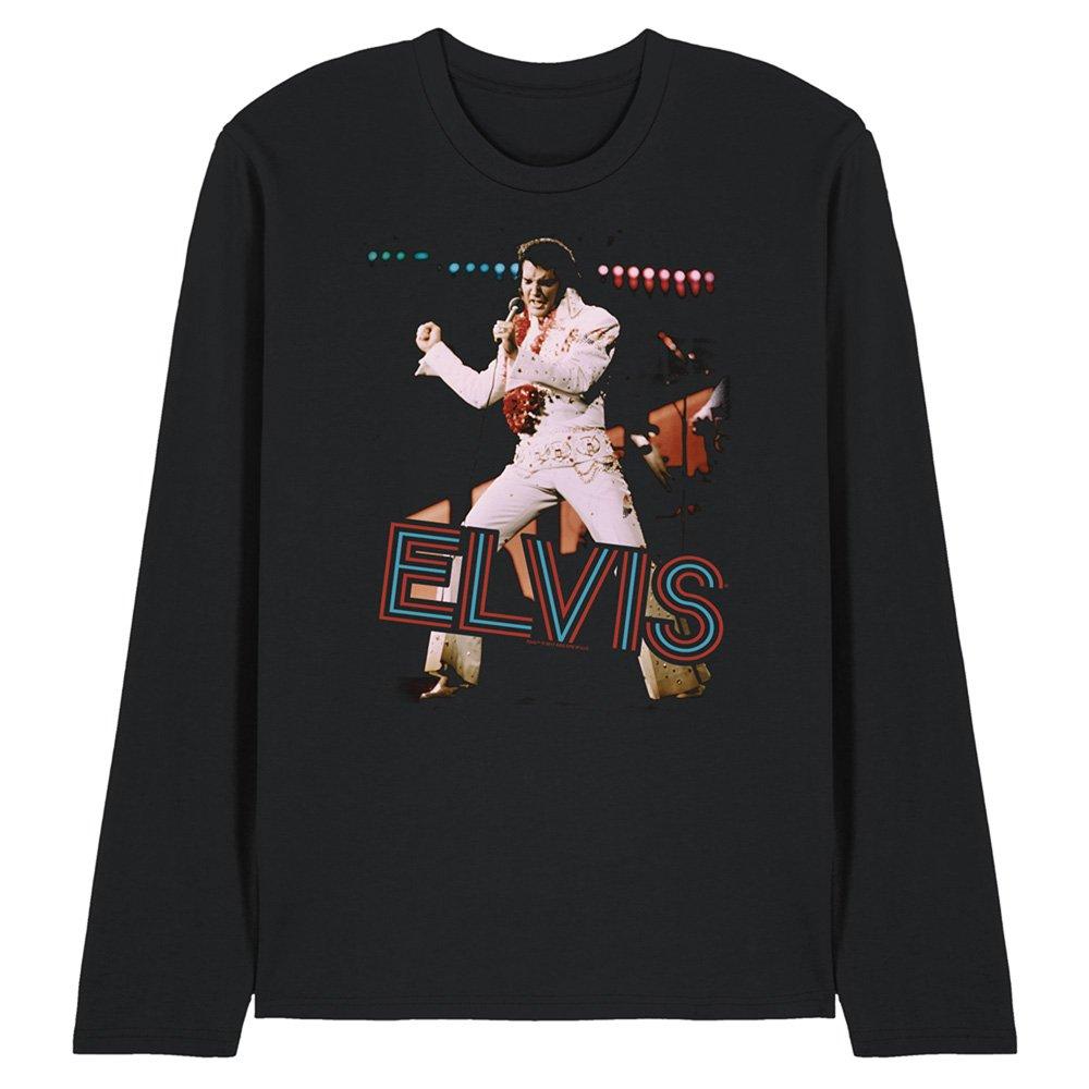 Black - Elvis Presley - Elvis Presley Hit The Lights Long Sleeve T-Shirt - 1