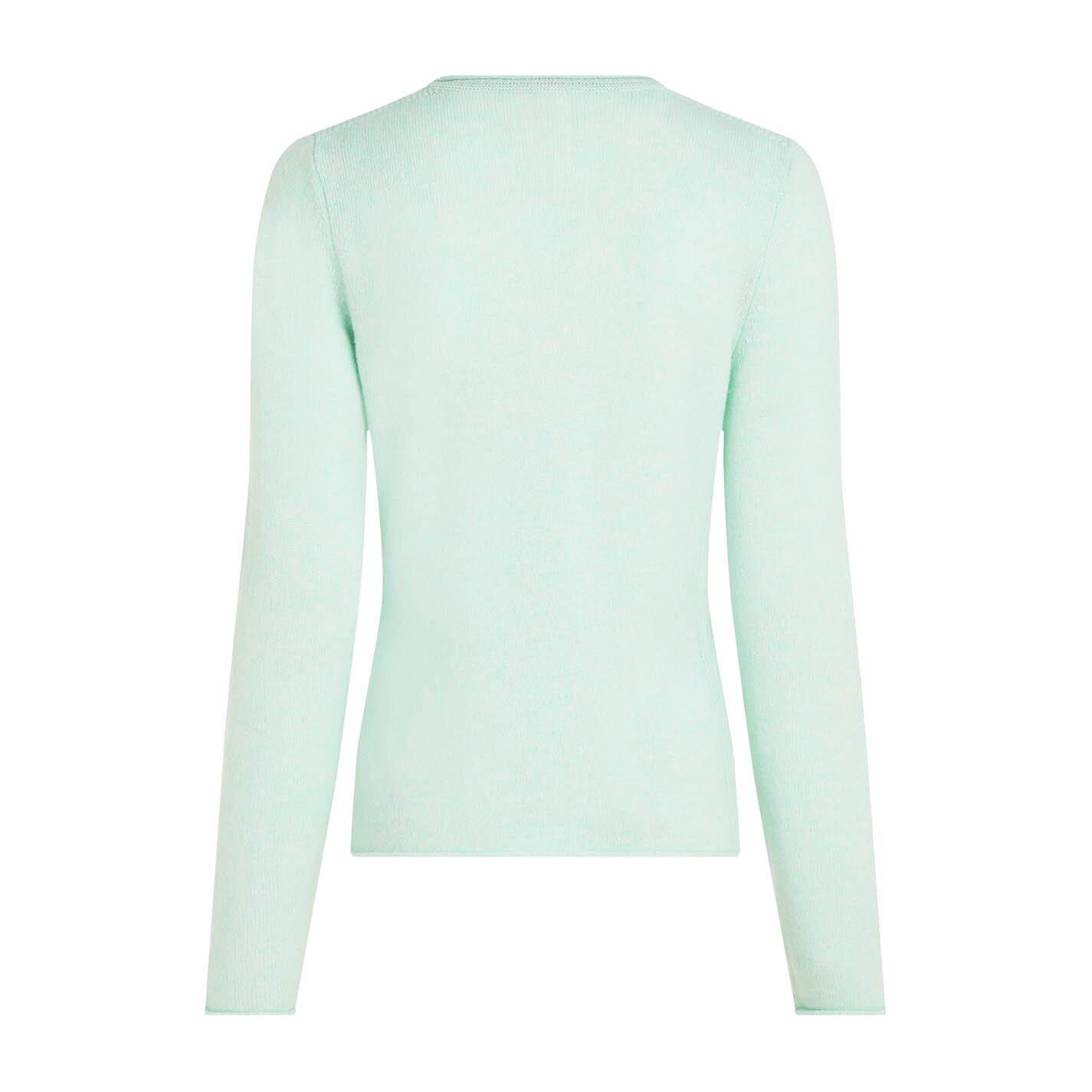 Minty Green - Tommy Hilfiger - Boat Neck Slim Long Sleeve Jumper from Tommy Hilfiger - 6