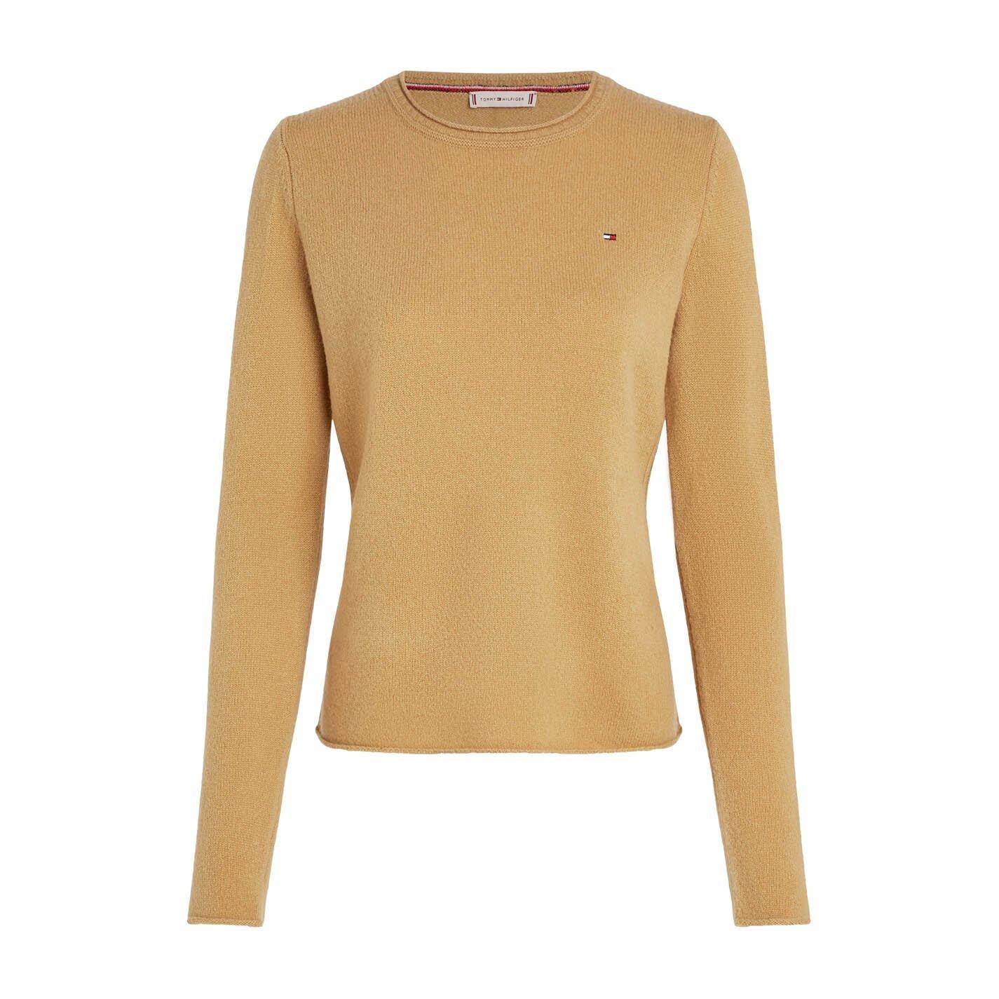 Classic Khaki - Tommy Hilfiger - Soft Wool Crew Neck Sweater - 5