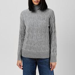 Tommy Hilfiger Cable Roll Neck Jumper