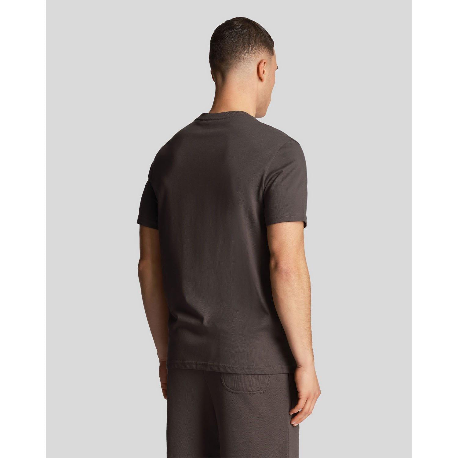 Grey Black - Lyle and Scott - Contrast Pocket T-Shirt - 3