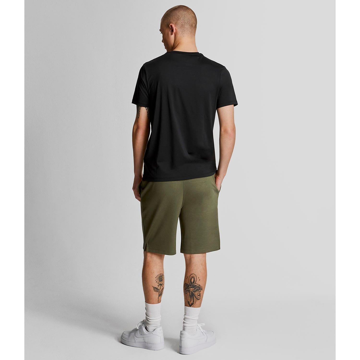 Green - Lyle and Scott - Fly Fleece Shorts - 3