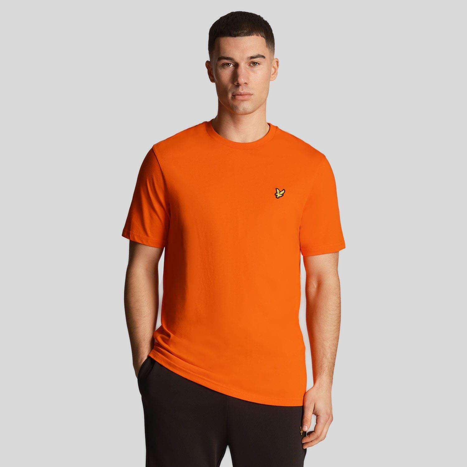 Orange - Lyle and Scott - Plain T-Shirt - 1