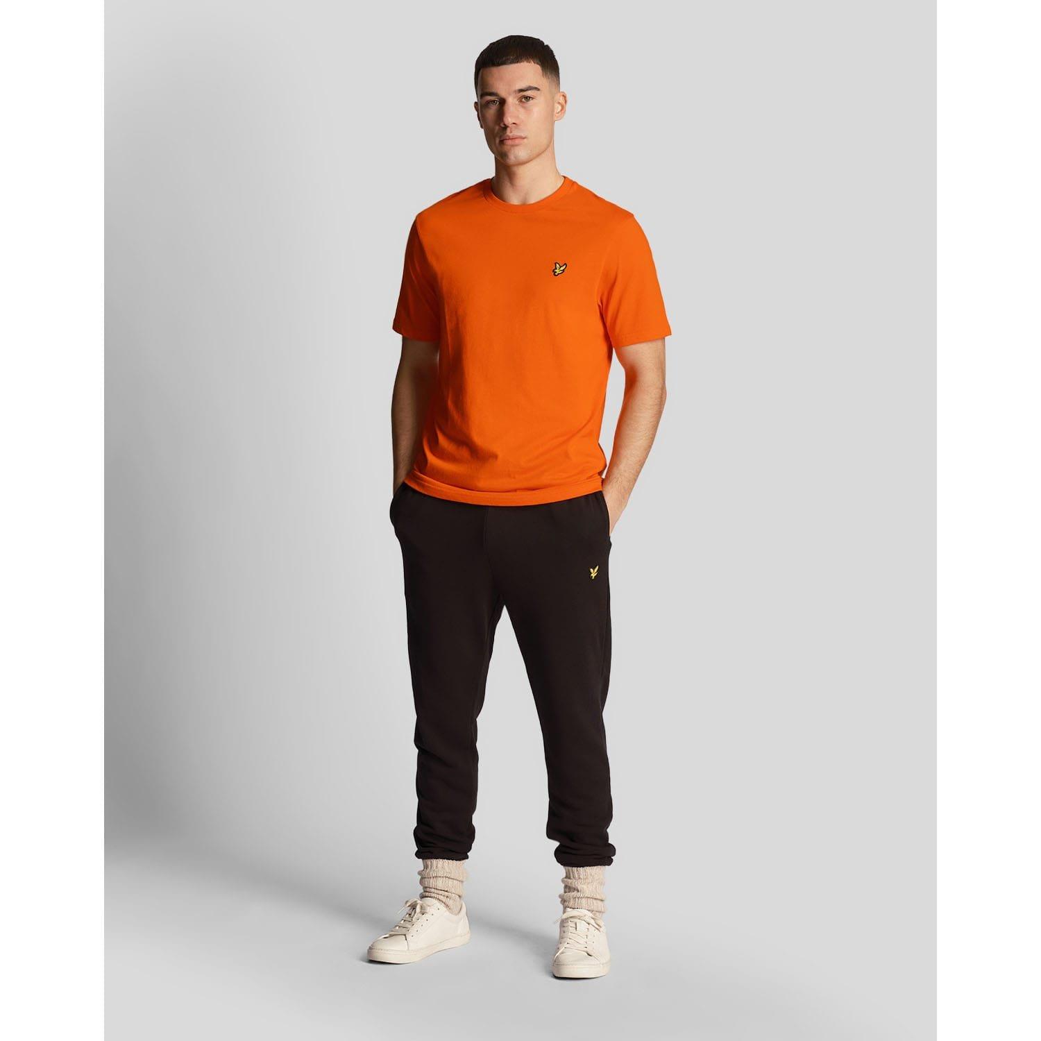 Orange - Lyle and Scott - Plain T-Shirt - 2