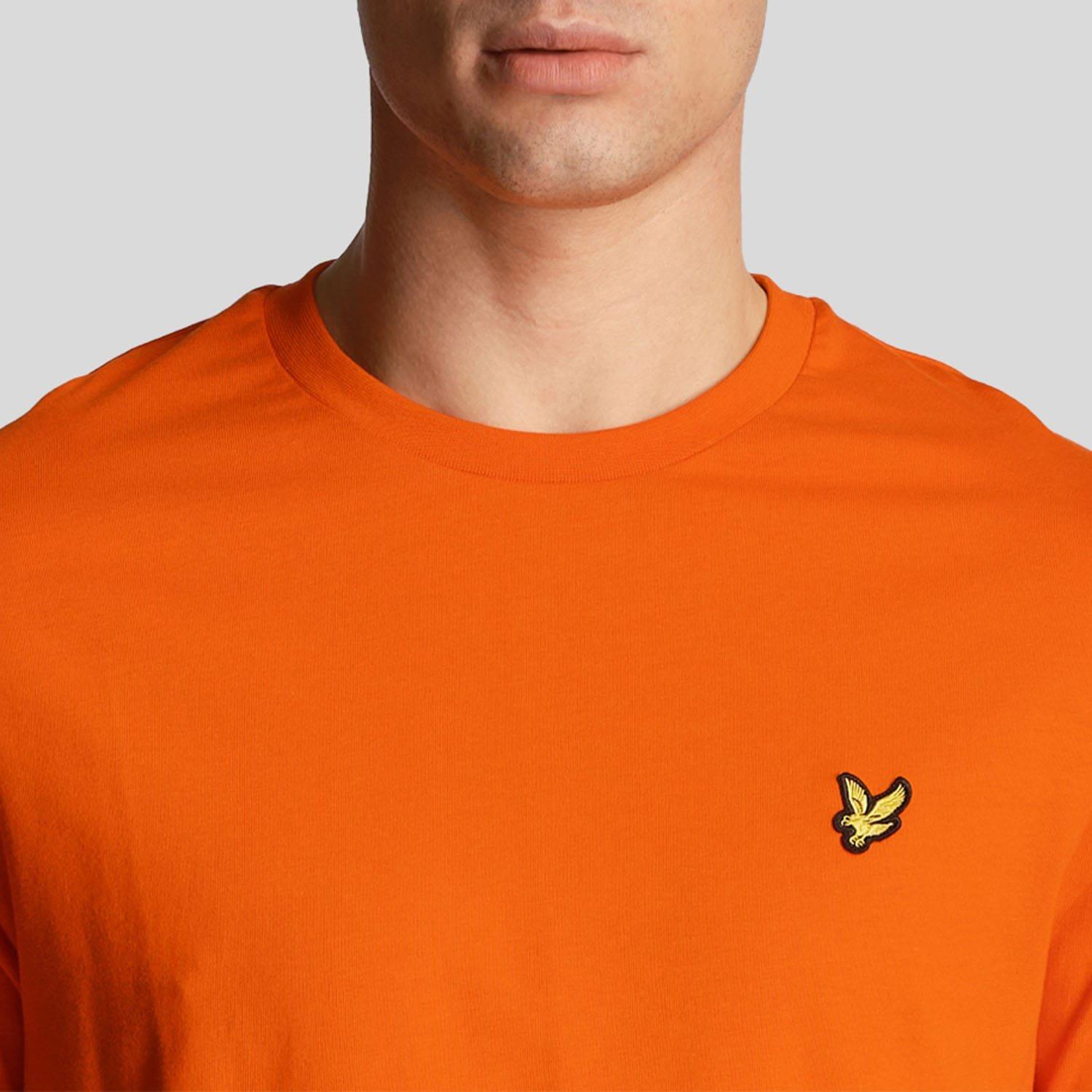 Orange - Lyle and Scott - Plain T-Shirt - 4