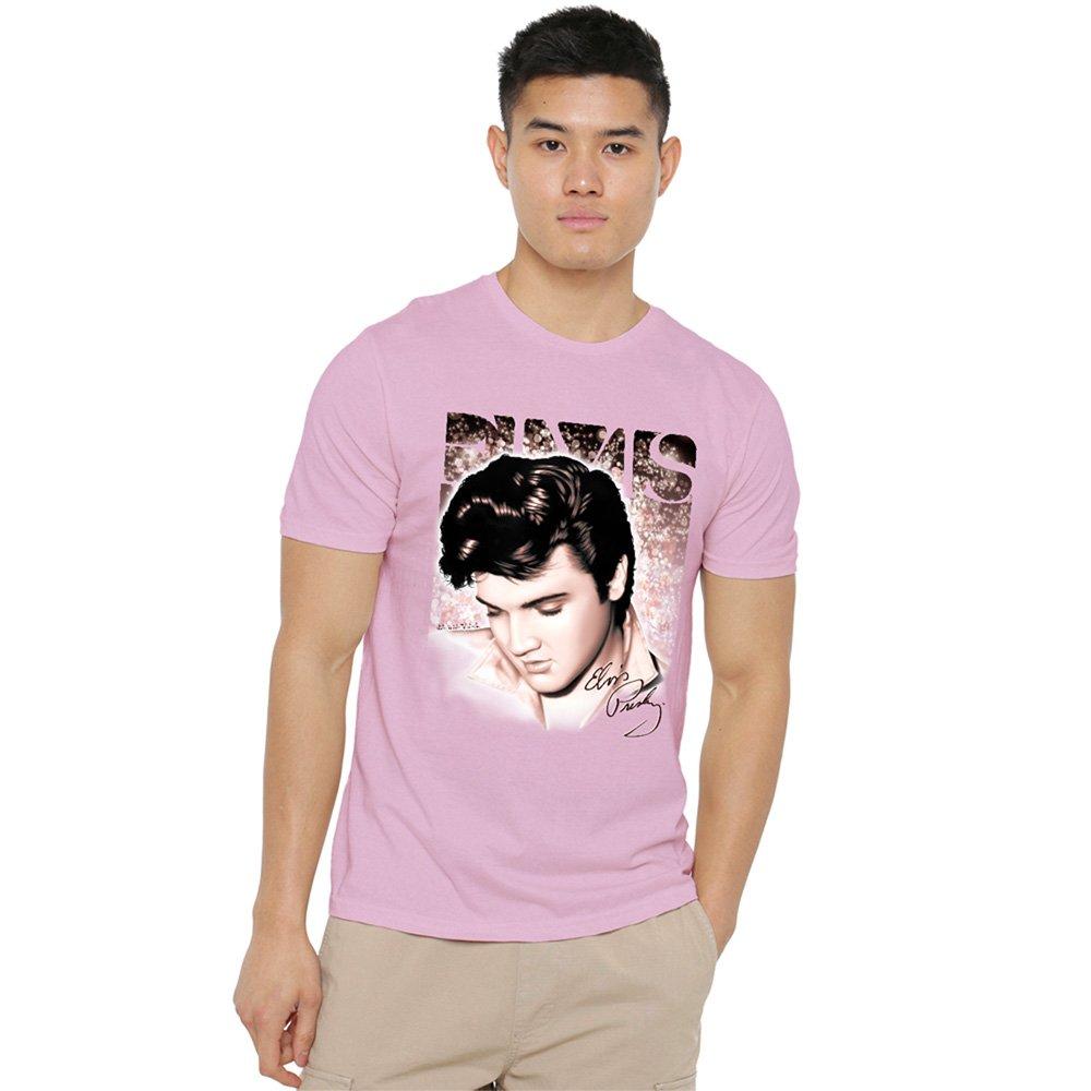 Pink - Elvis Presley - Elvis Presley Star Light T-Shirt Pink - 1