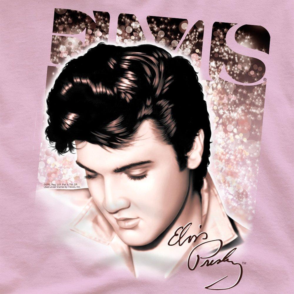 Pink - Elvis Presley - Elvis Presley Star Light T-Shirt Pink - 2