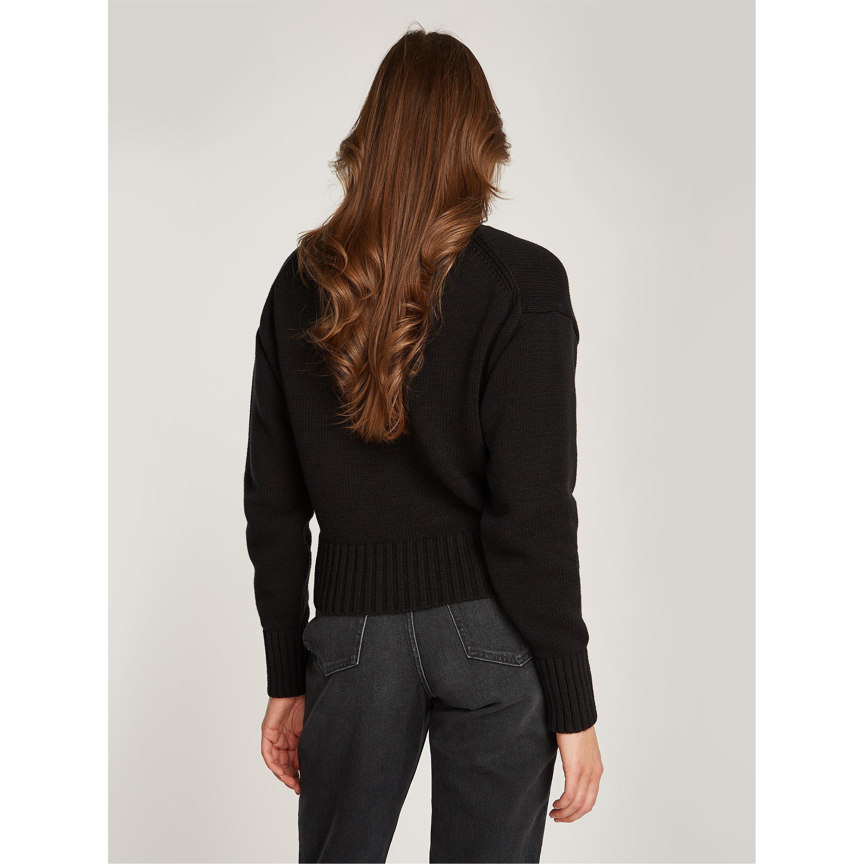 Ck Noir - Calvin Klein Jeans - Funnel Neck Sweater - 2