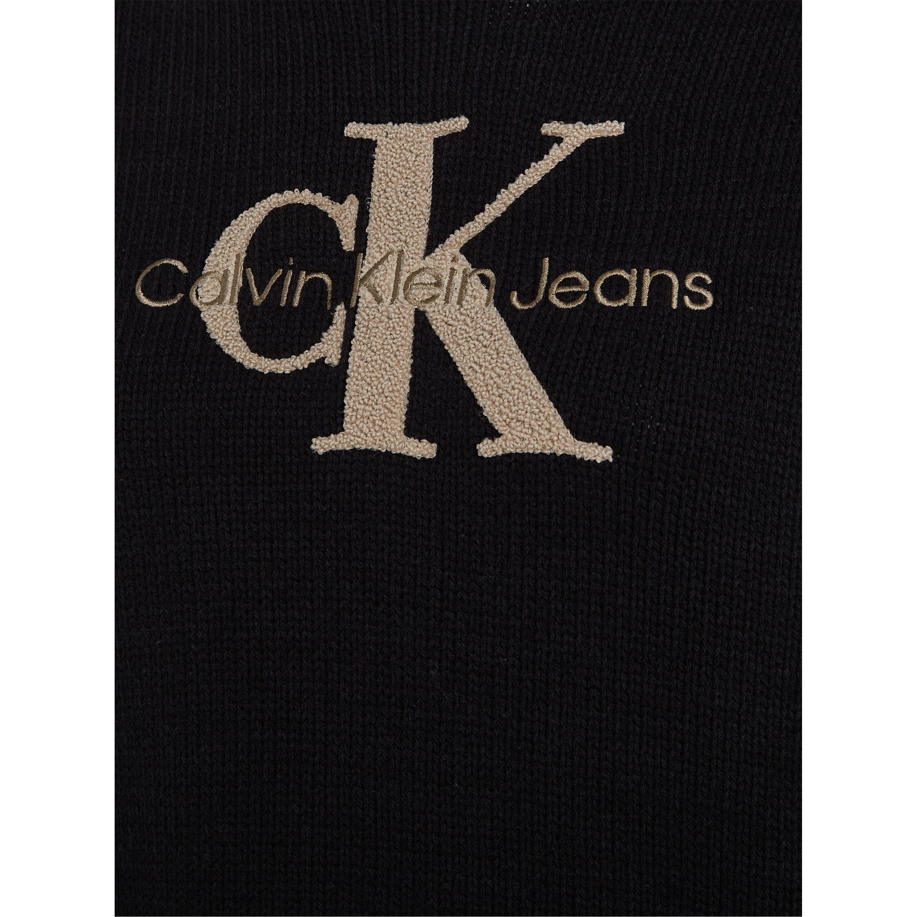 Ck Noir - Calvin Klein Jeans - Funnel Neck Sweater - 4