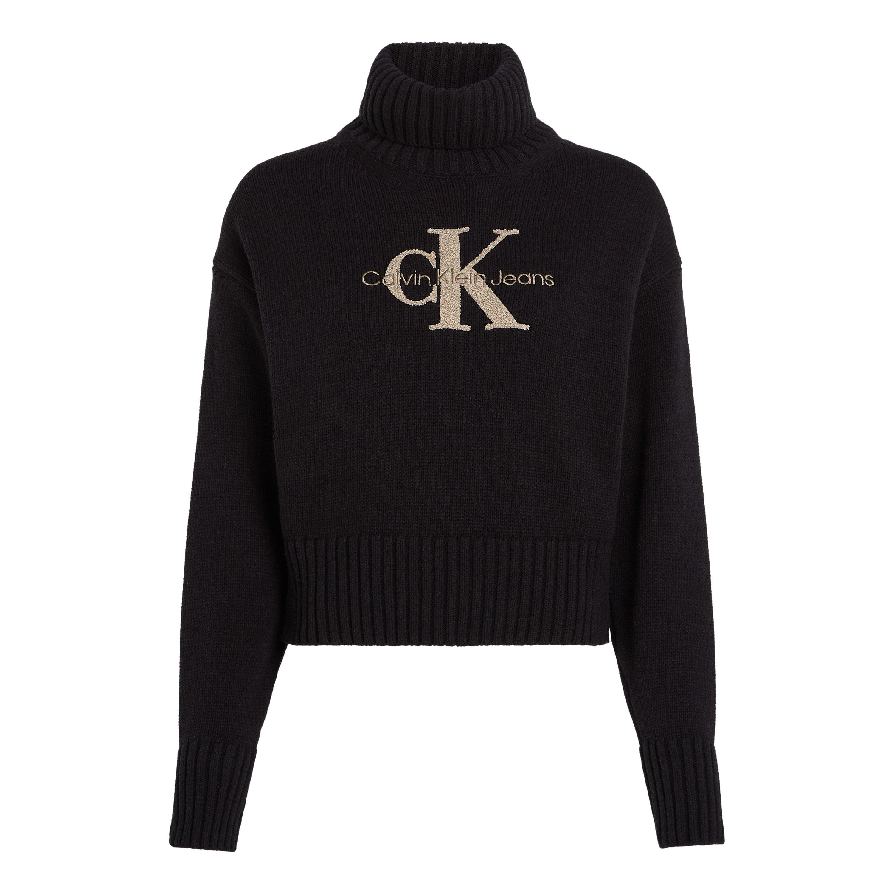Ck Noir - Calvin Klein Jeans - Funnel Neck Sweater - 5