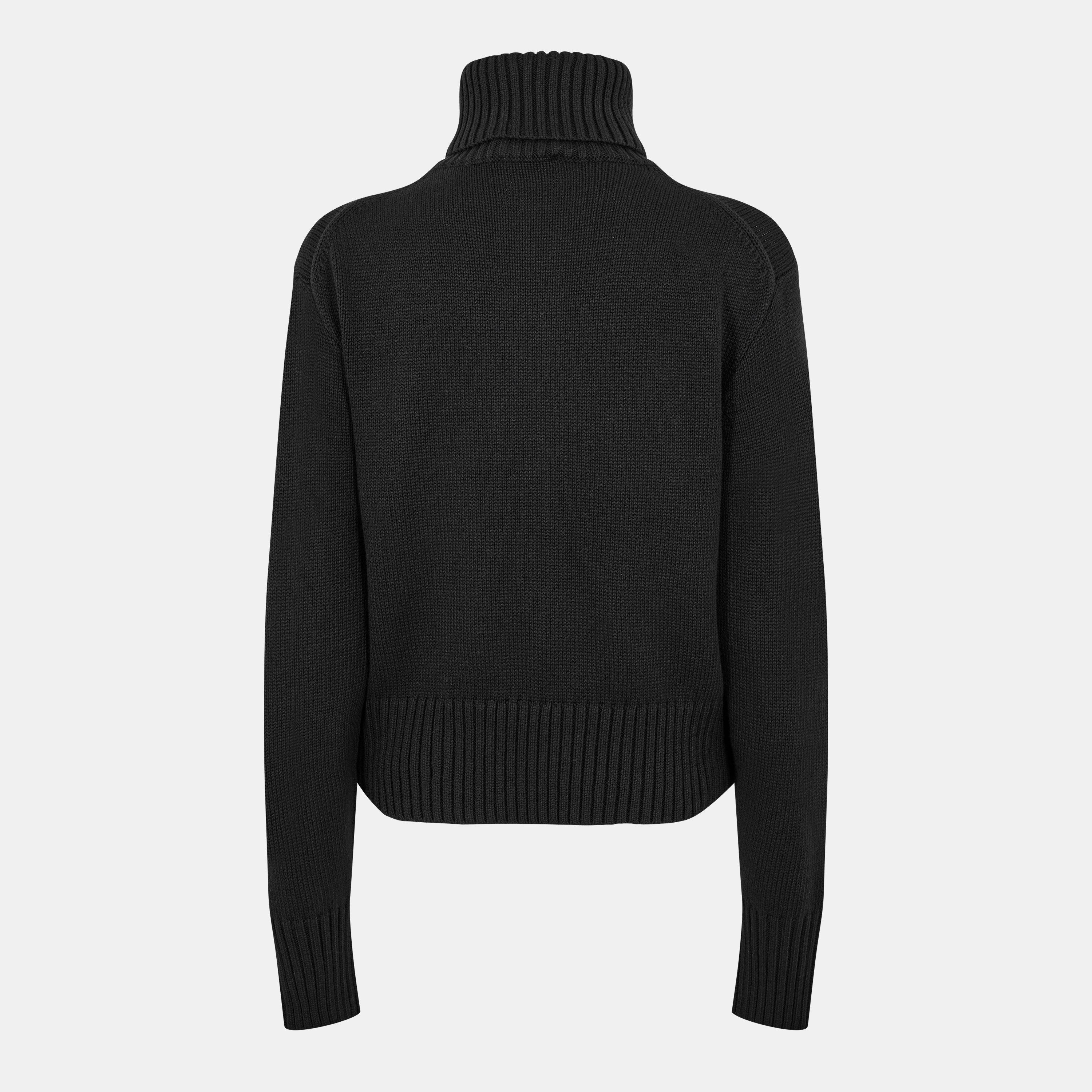 Black - Calvin Klein Jeans - Funnel Neck Sweater - 2