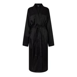 Boss Monogram Silk Dressing Gown