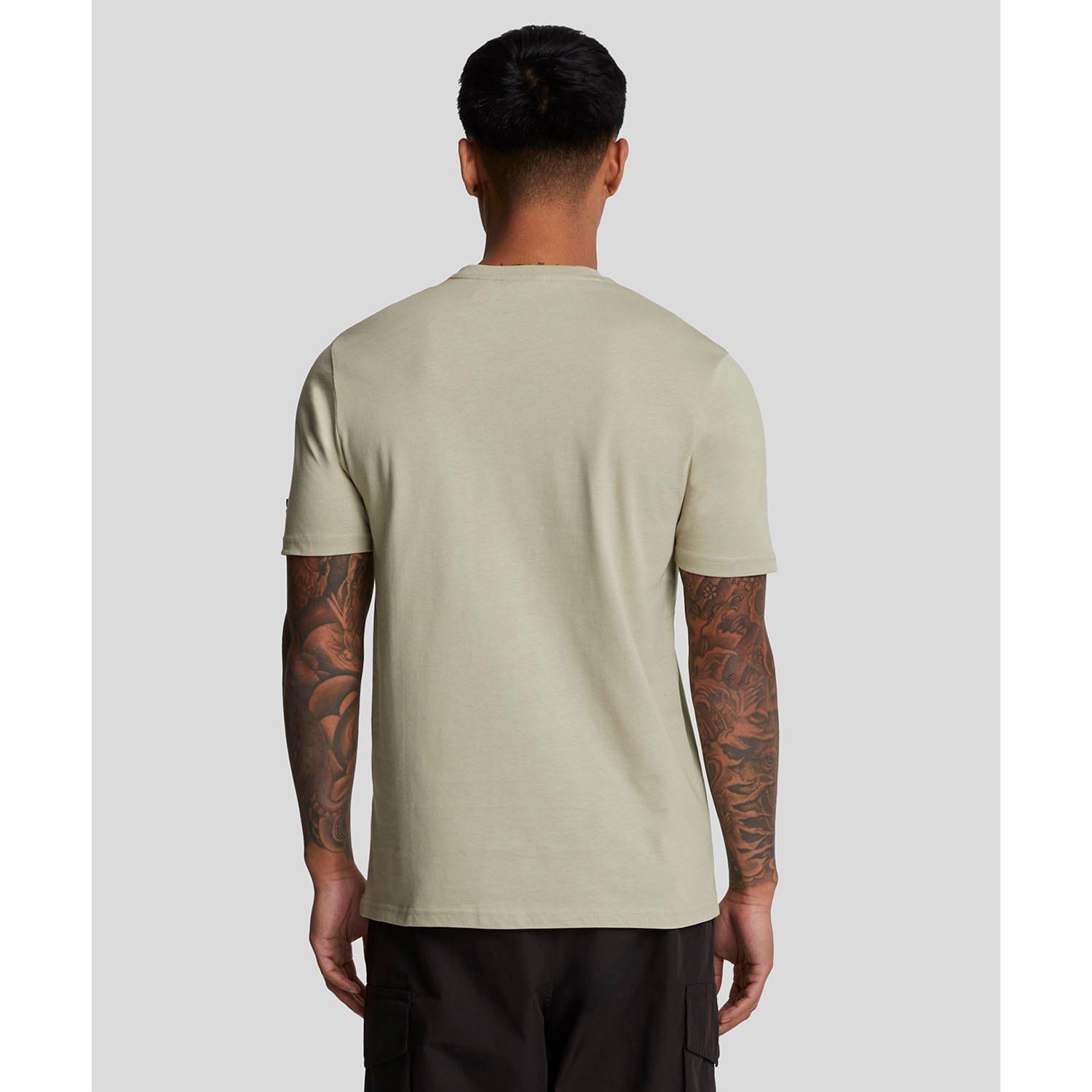 Beige - Lyle and Scott - Embroidered T-Shirt - 3