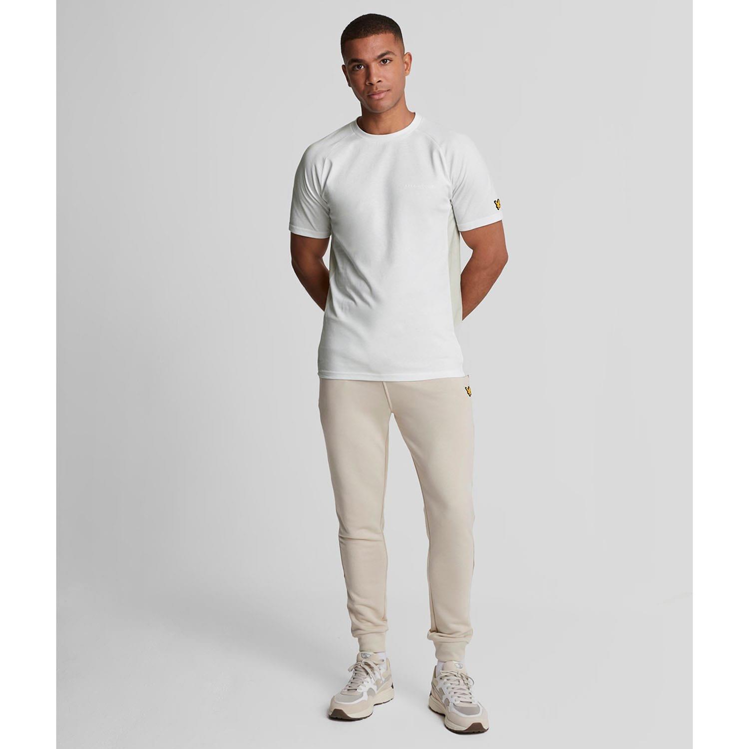 White - Lyle and Scott - Colour Block Core T-Shirt - 2