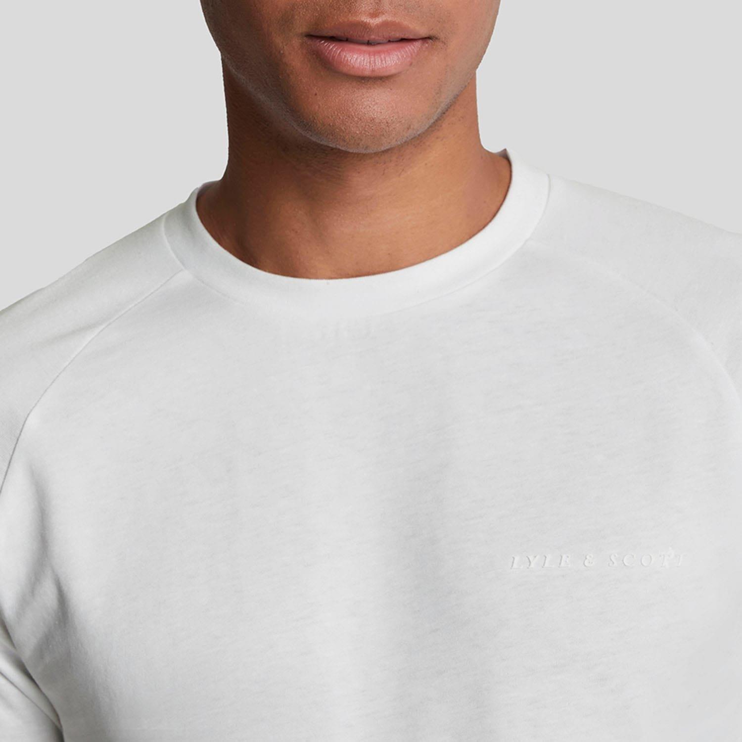 White - Lyle and Scott - Colour Block Core T-Shirt - 4