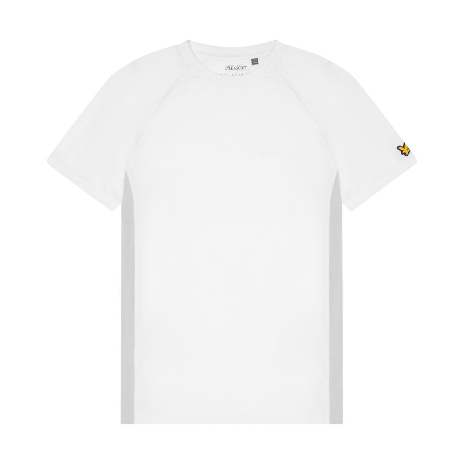 White - Lyle and Scott - Colour Block Core T-Shirt - 5