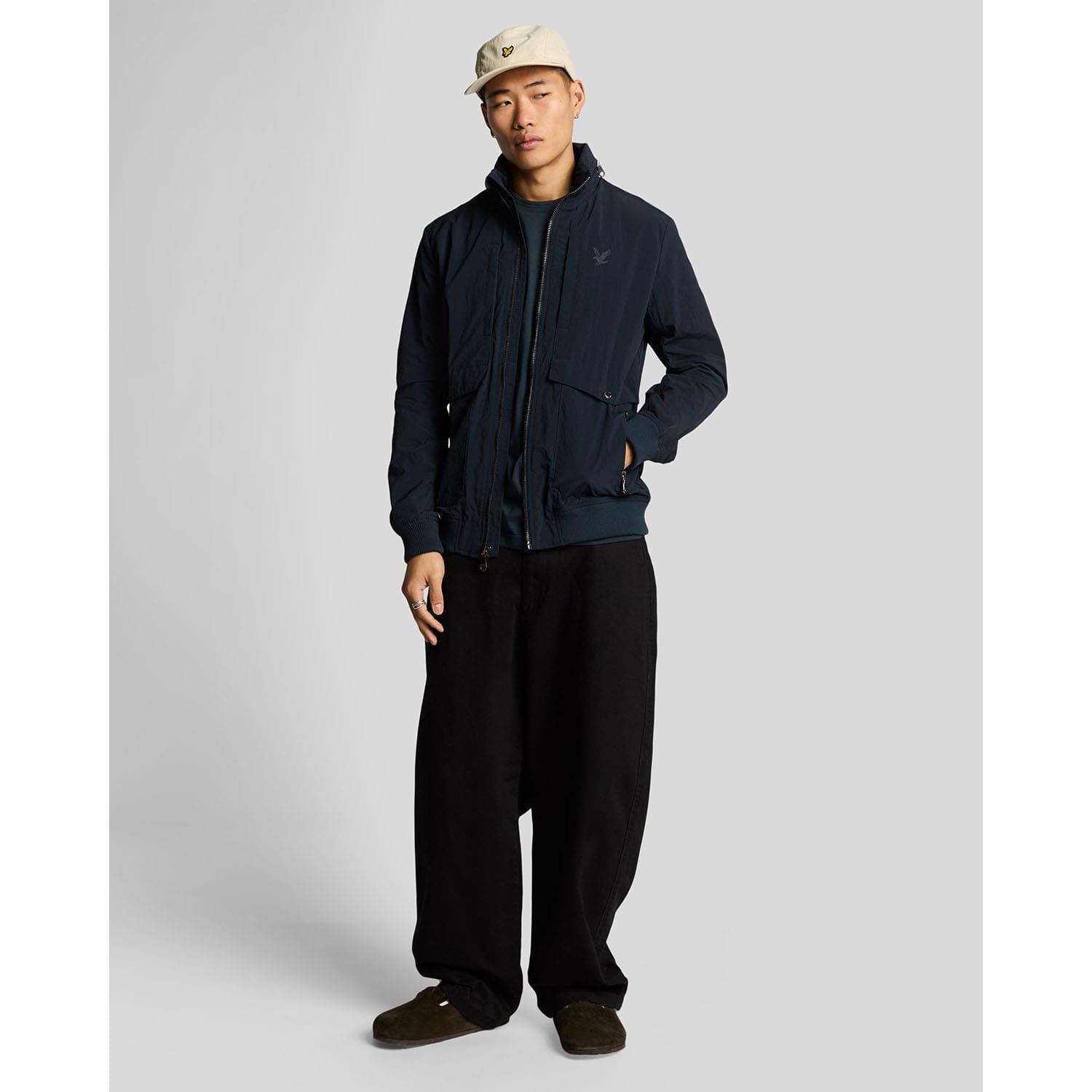 Navy - Lyle and Scott - Ottoman Tipped T-Shirt - 3