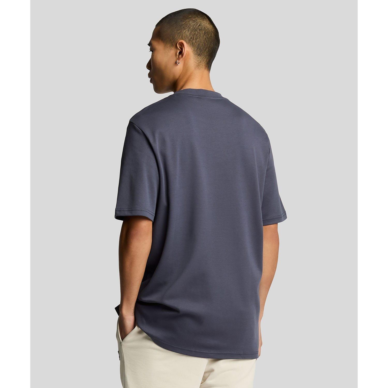 Navy - Lyle and Scott - Interlock T-Shirt - 3