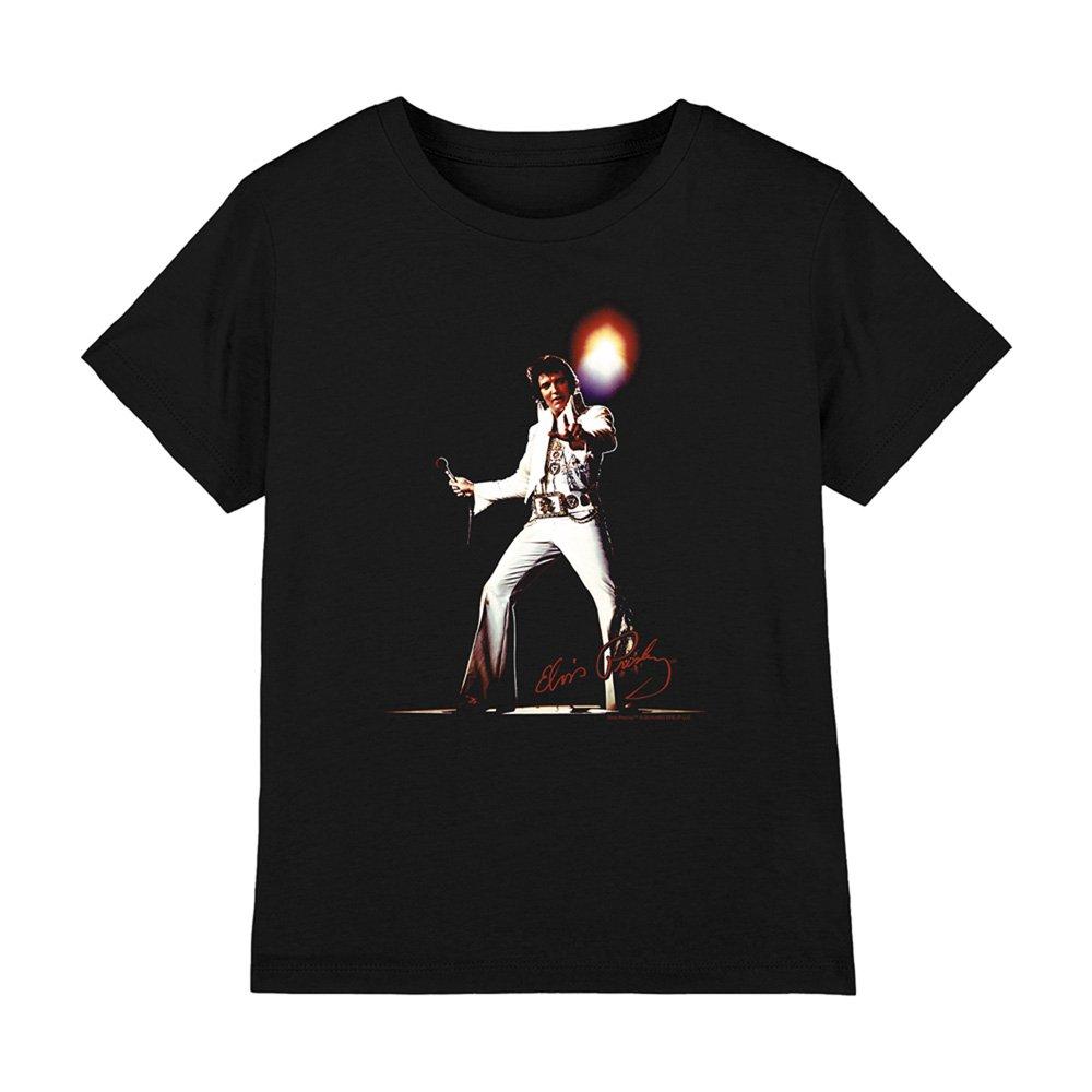 Black - Elvis Presley - Elvis Presley Glorious Kids T-Shirt Black - 1