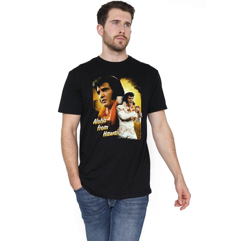 Black - Elvis Presley - Elvis Presley Aloha T-Shirt Black - 1