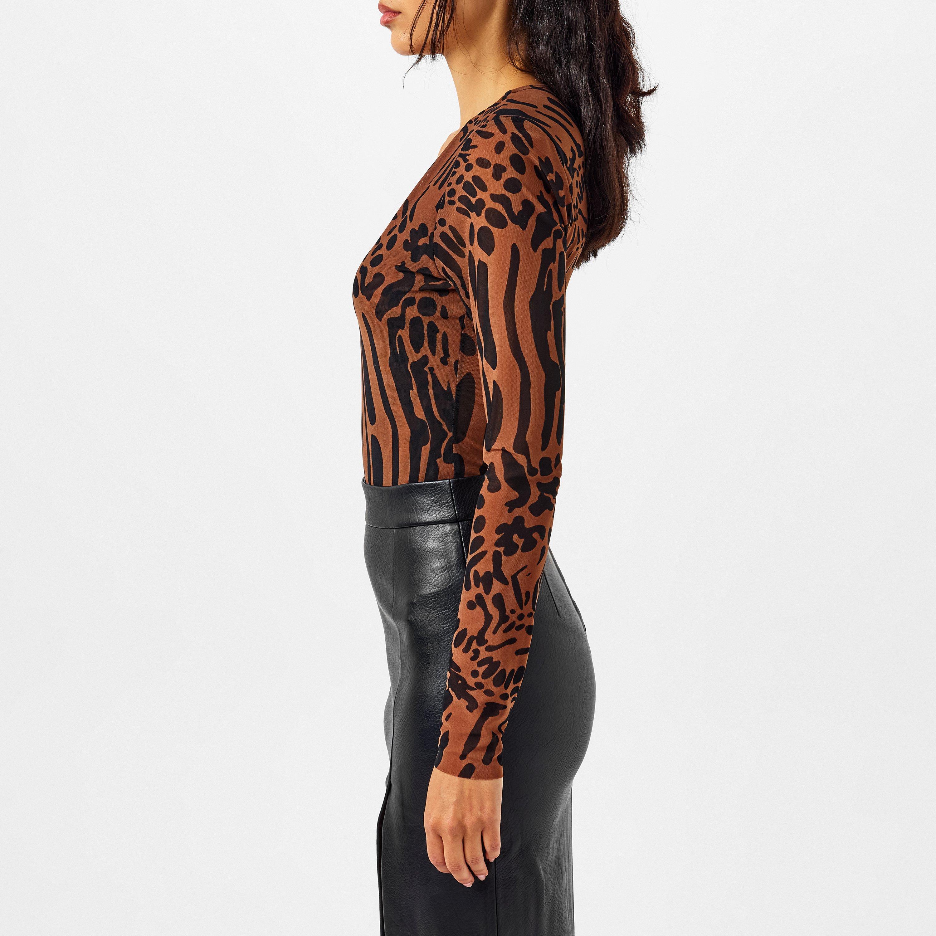 warped leo - Good American - Mesh Bodysuit - 2