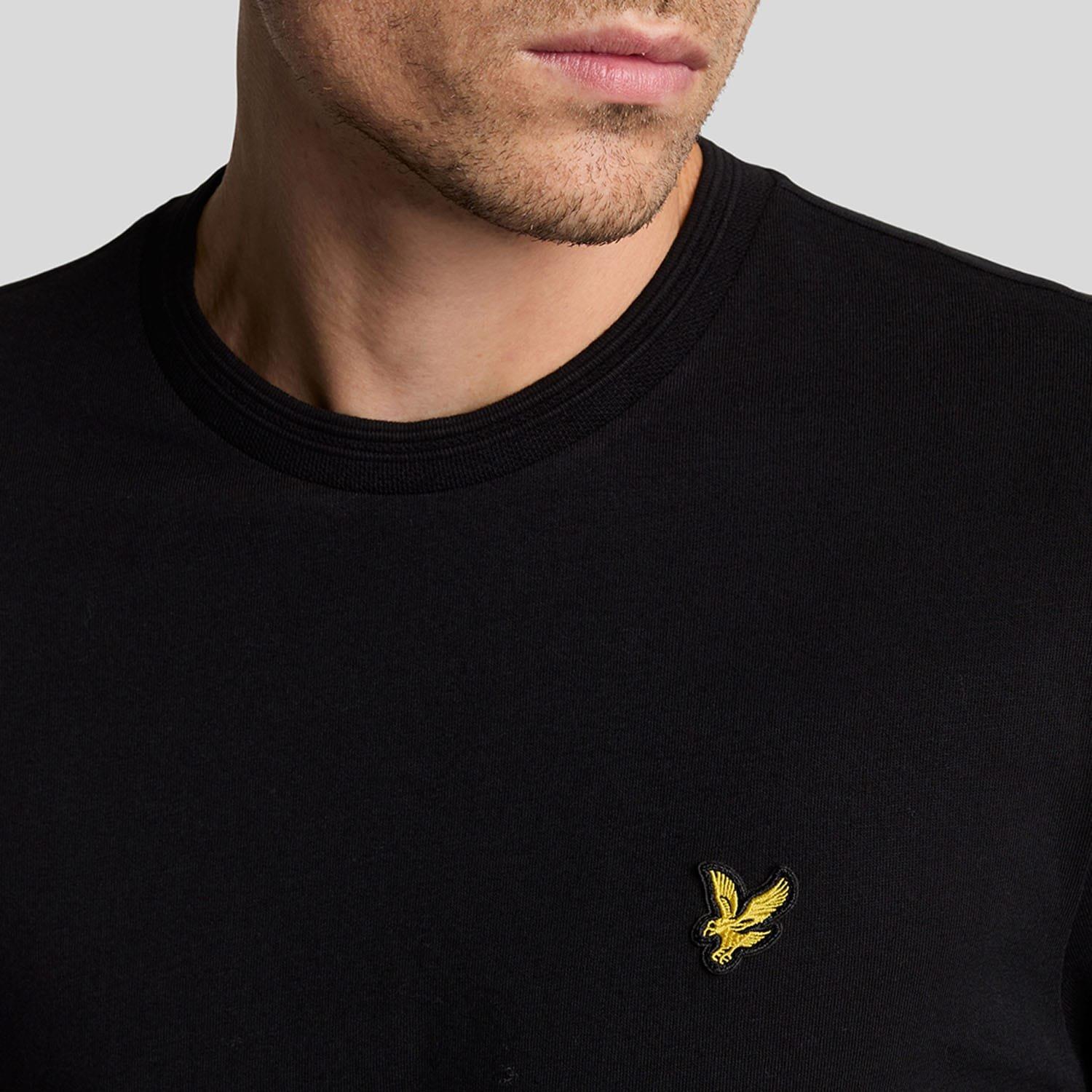 Black - Lyle and Scott - Ottoman Tipped T-Shirt - 4