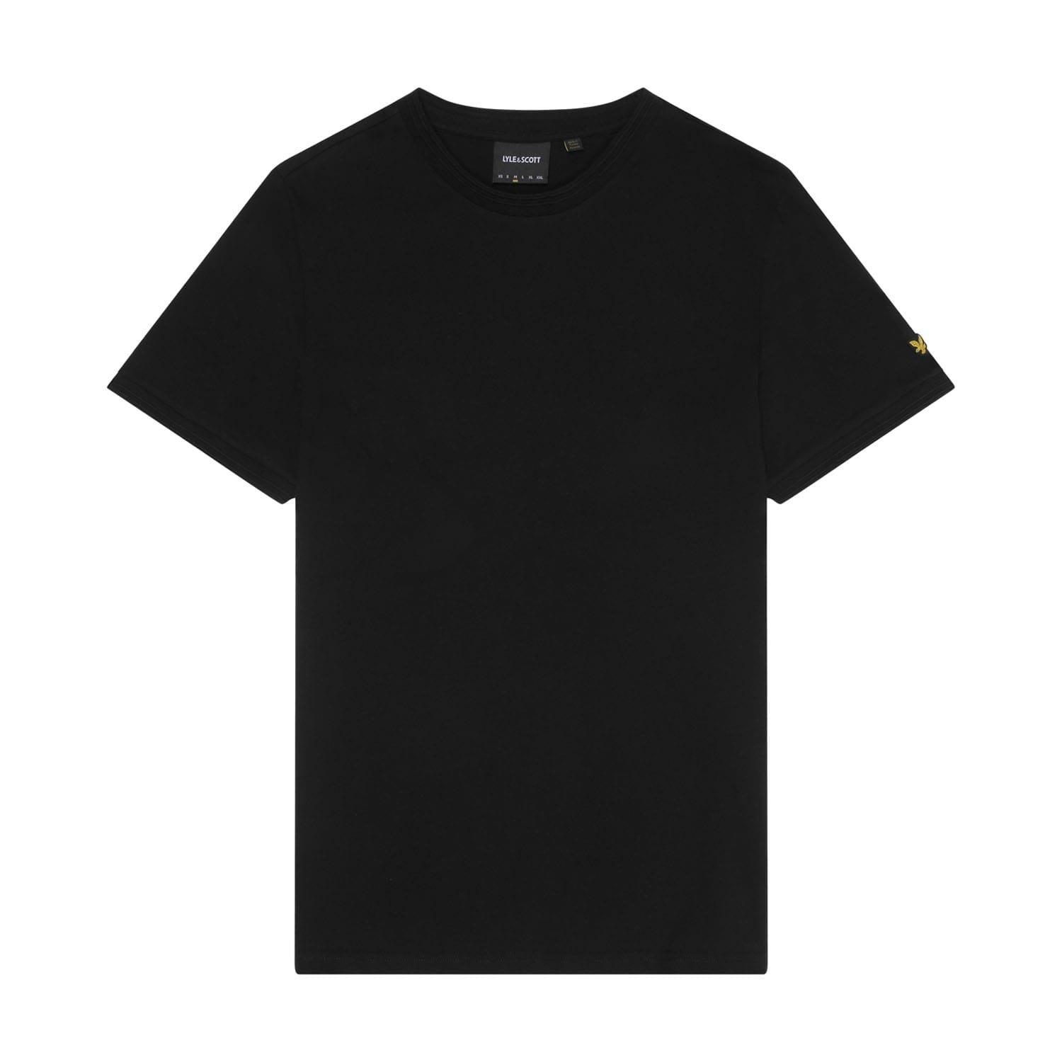 Black - Lyle and Scott - Ottoman Tipped T-Shirt - 5
